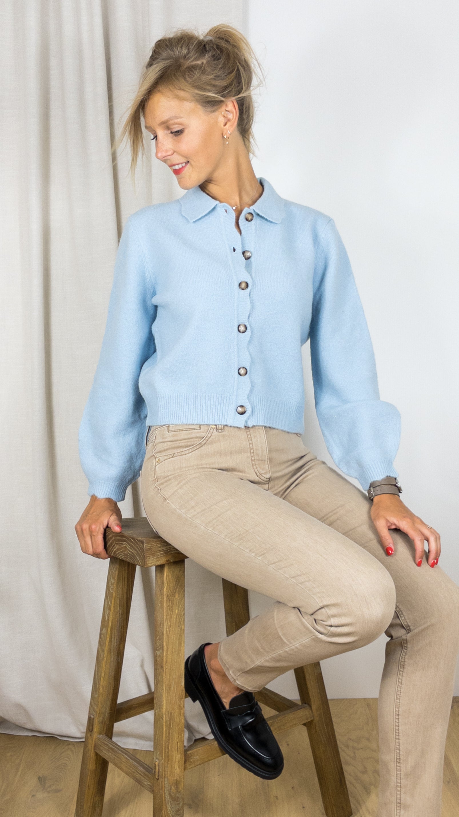 GILET POLO NATHANAEL D242E CIEL