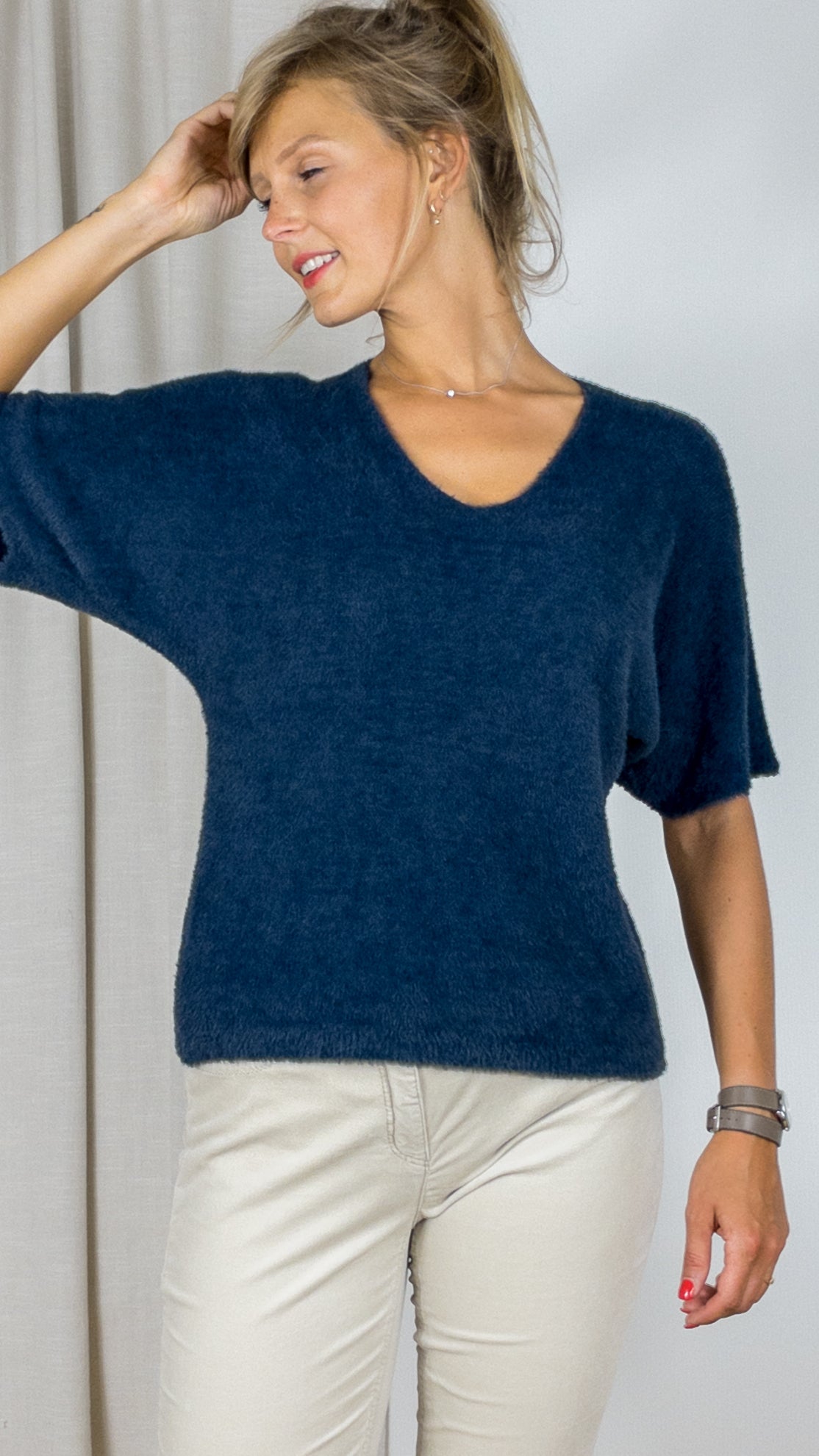PULL V ANDROMEDE JEANS 23077