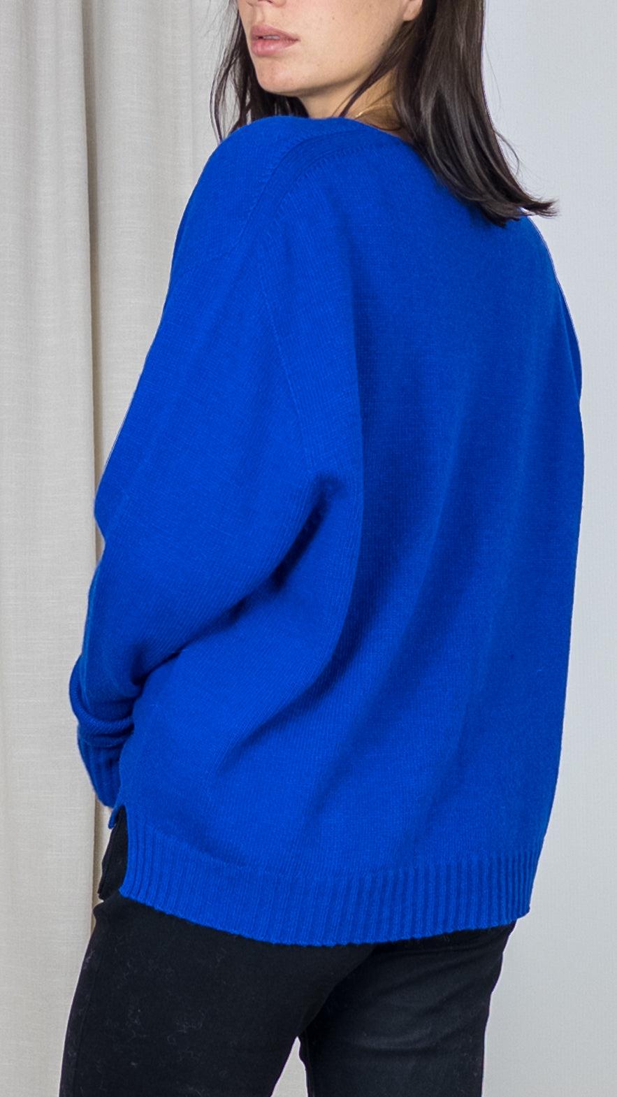 PULL V ANDROMEDE KA9003 BLEU ELECTRIQUE