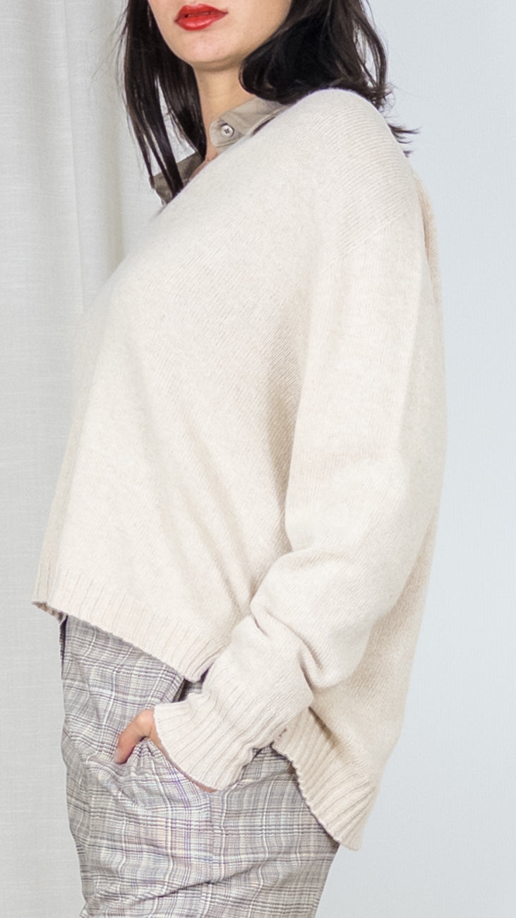PULL V ANDROMEDE KA9003 BEIGE