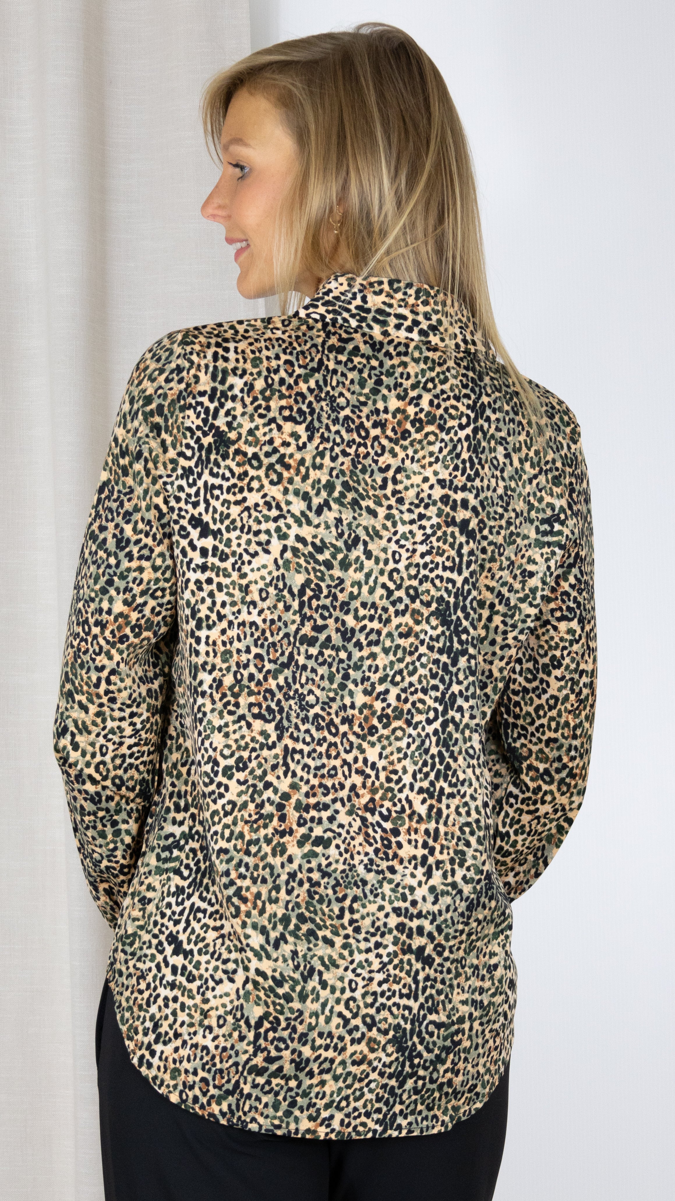 CHEMISE IMPRIME LEOPARD 5727 UNIKA