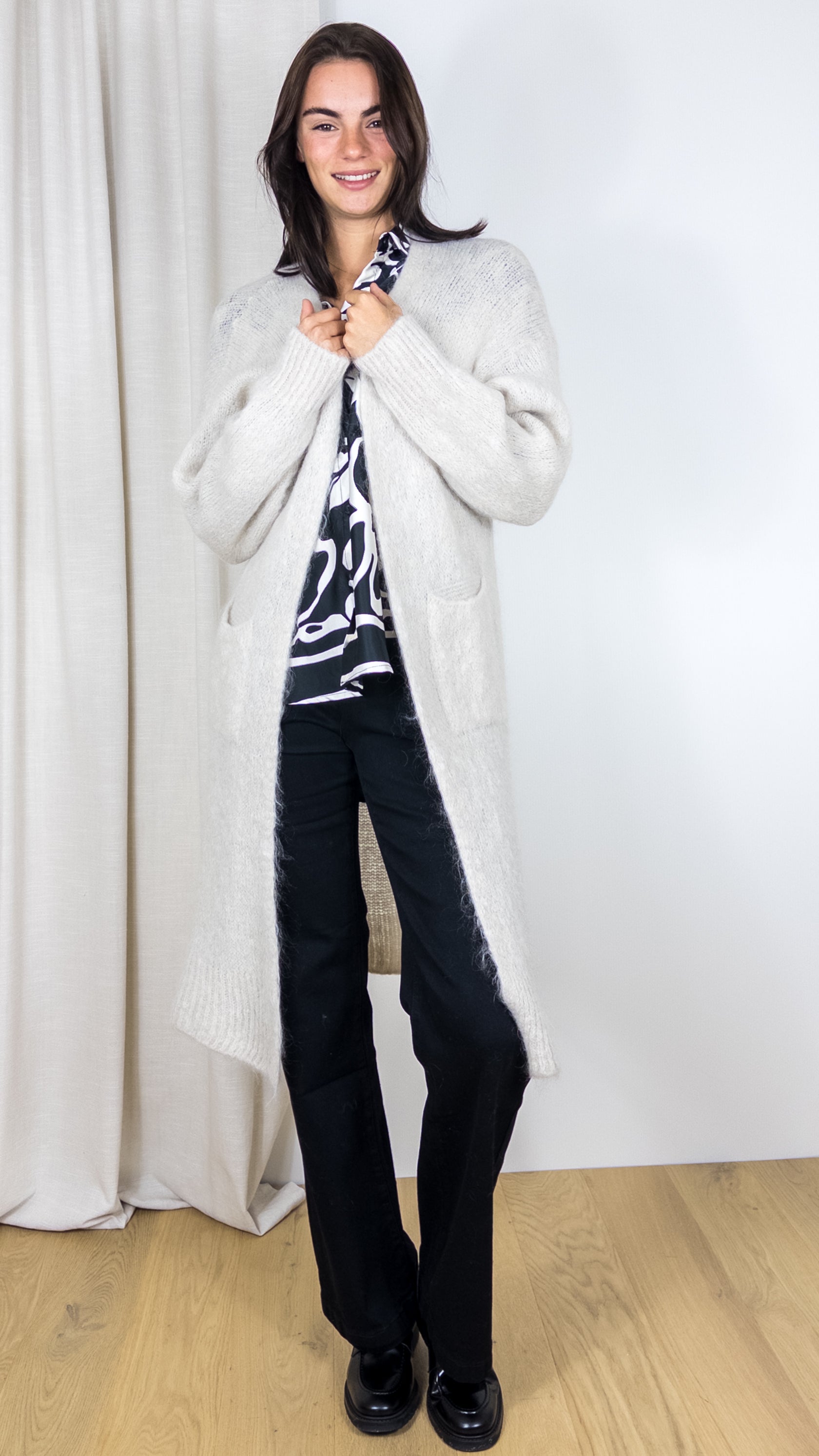 GILET LONG WHY NOT 2075 BEIGE