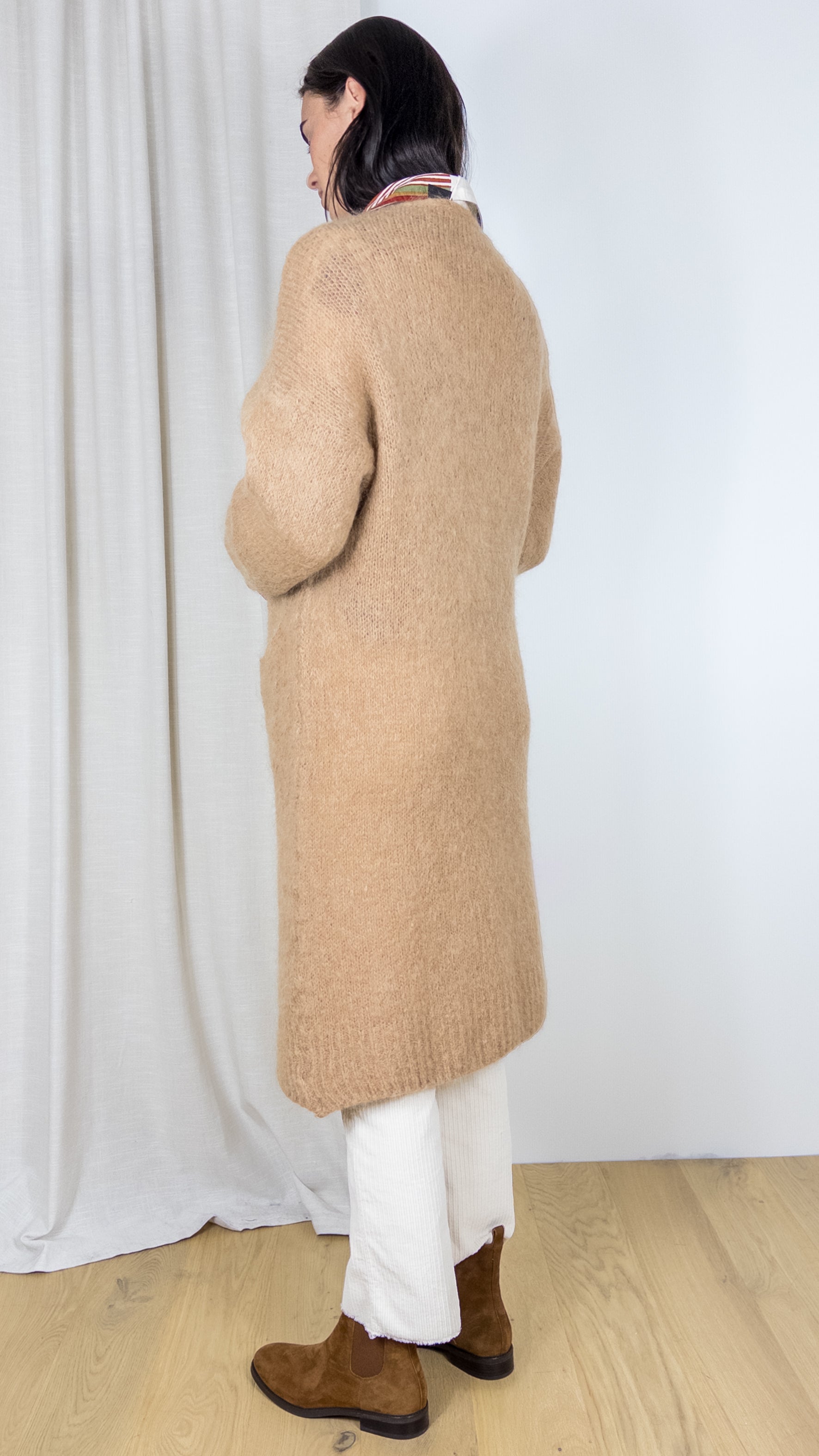 GILET LONG WHY NOT 2075 CAMEL
