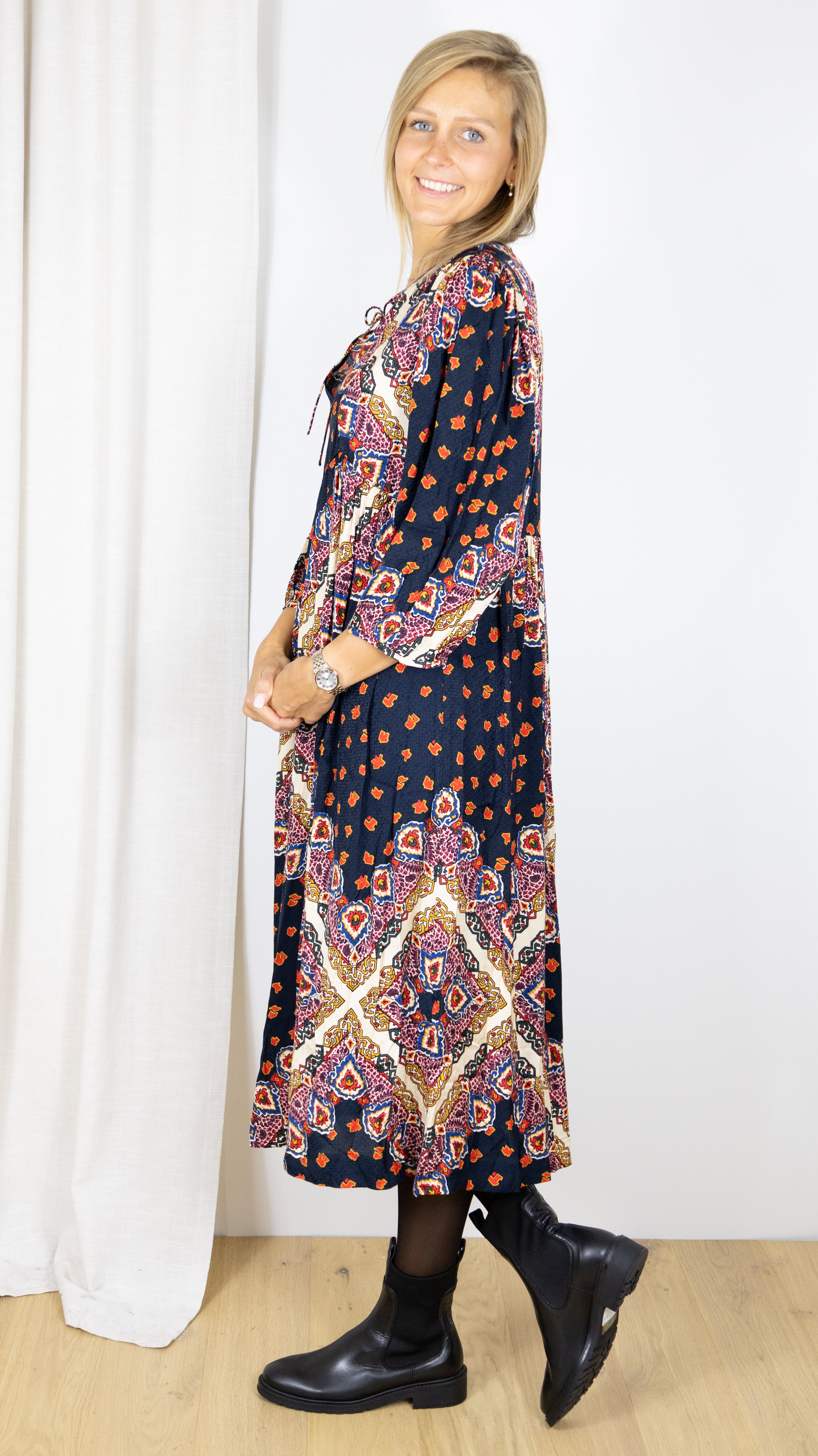 ROBE LONGUE JIJI BASH BLEU NUIT