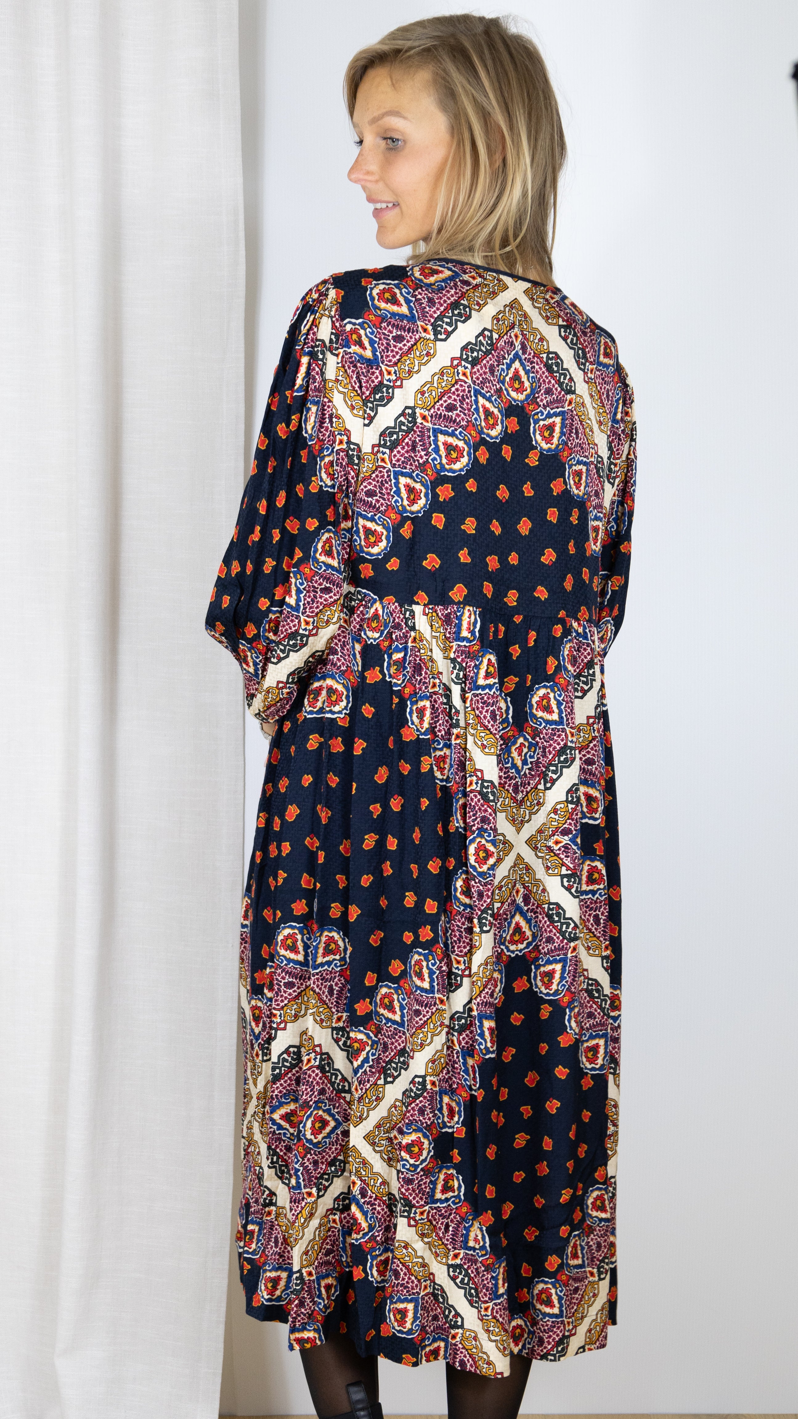 ROBE LONGUE JIJI BASH BLEU NUIT