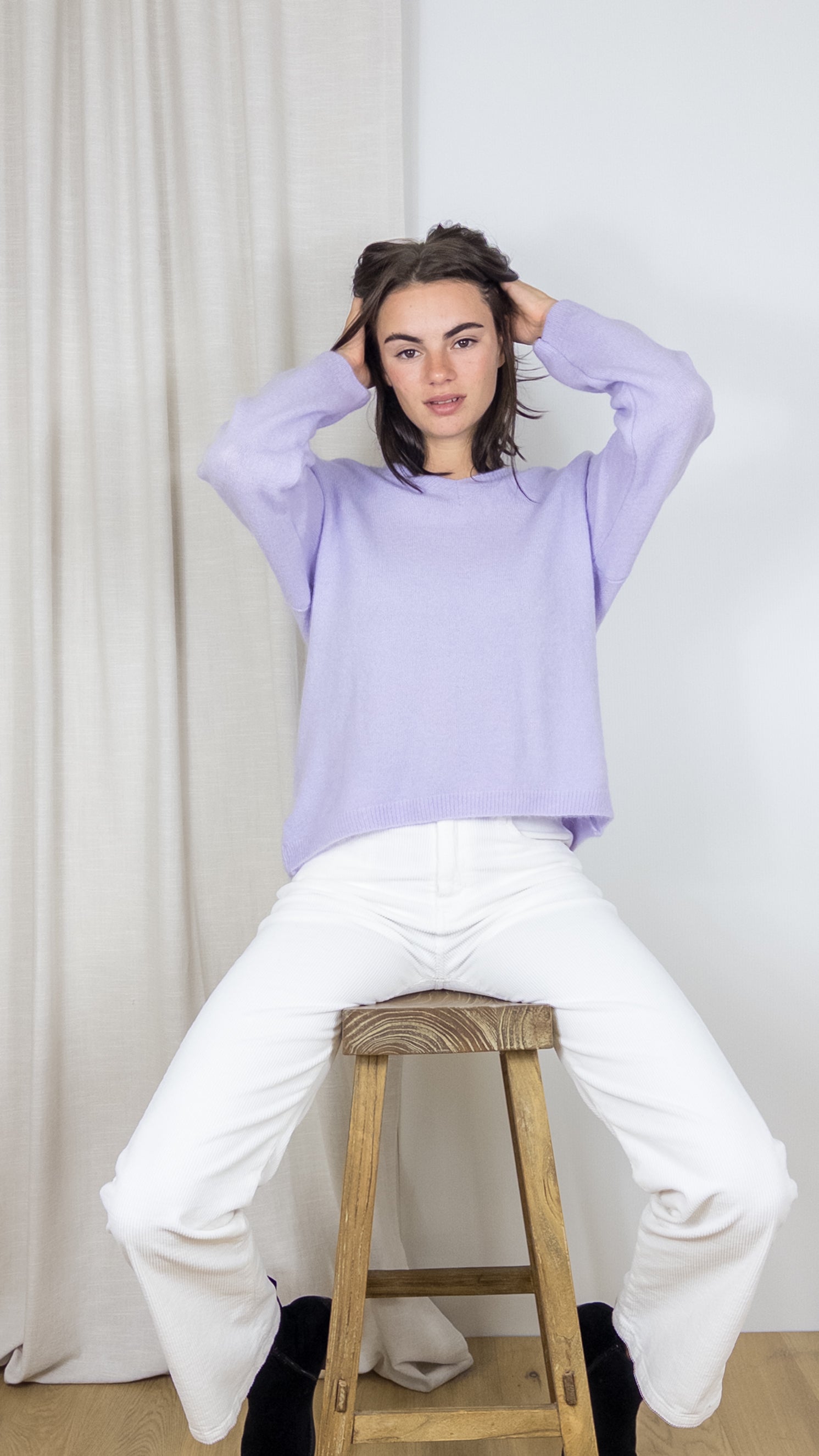 PULL COL V LA MAILLE PARISIENNE 7236 PARME