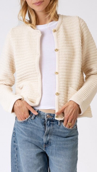 CARDIGAN ANGE VENI ECRU