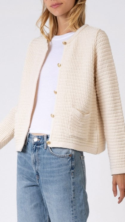 CARDIGAN ANGE VENI ECRU