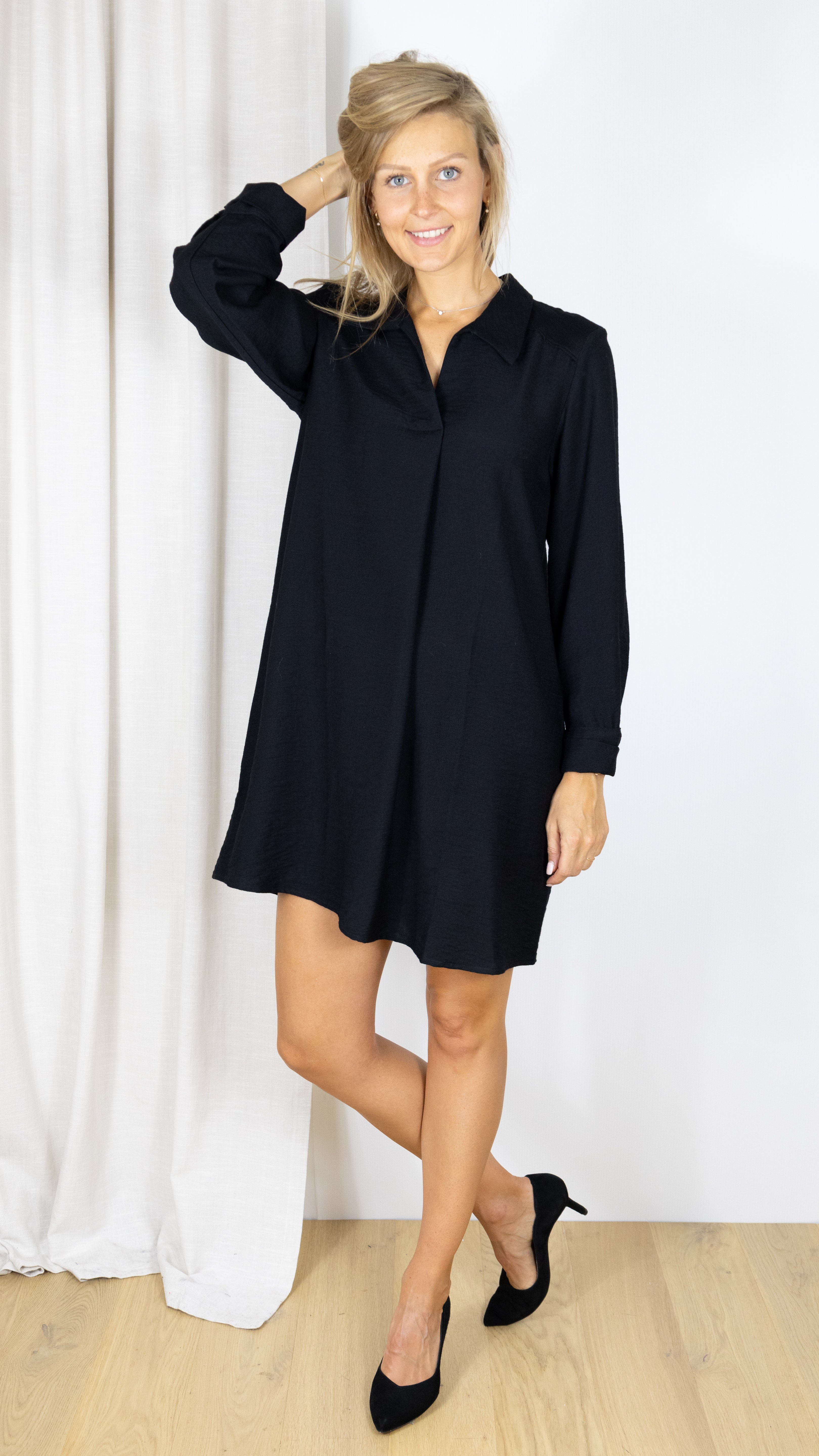 ROBE DROITE AN'GE MATHYS NOIR