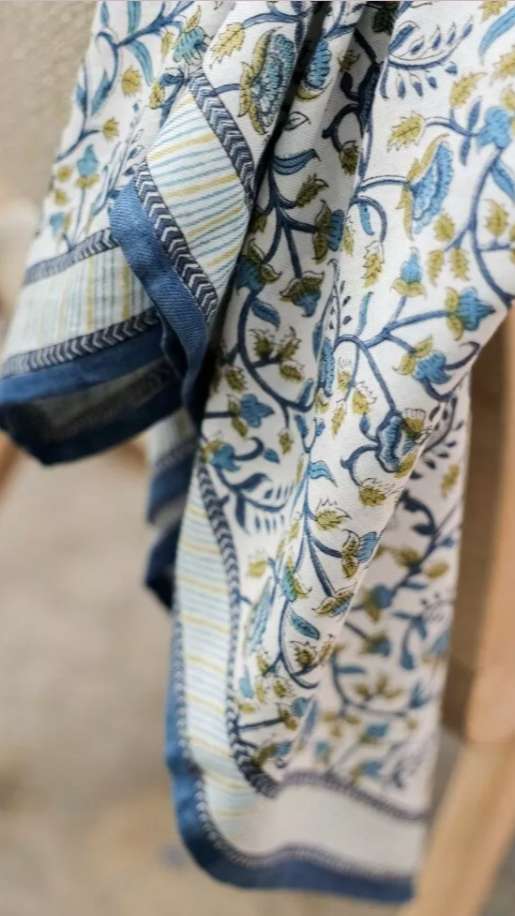 ECHARPE IMPRIMEE BELLEME NAKO ECRU