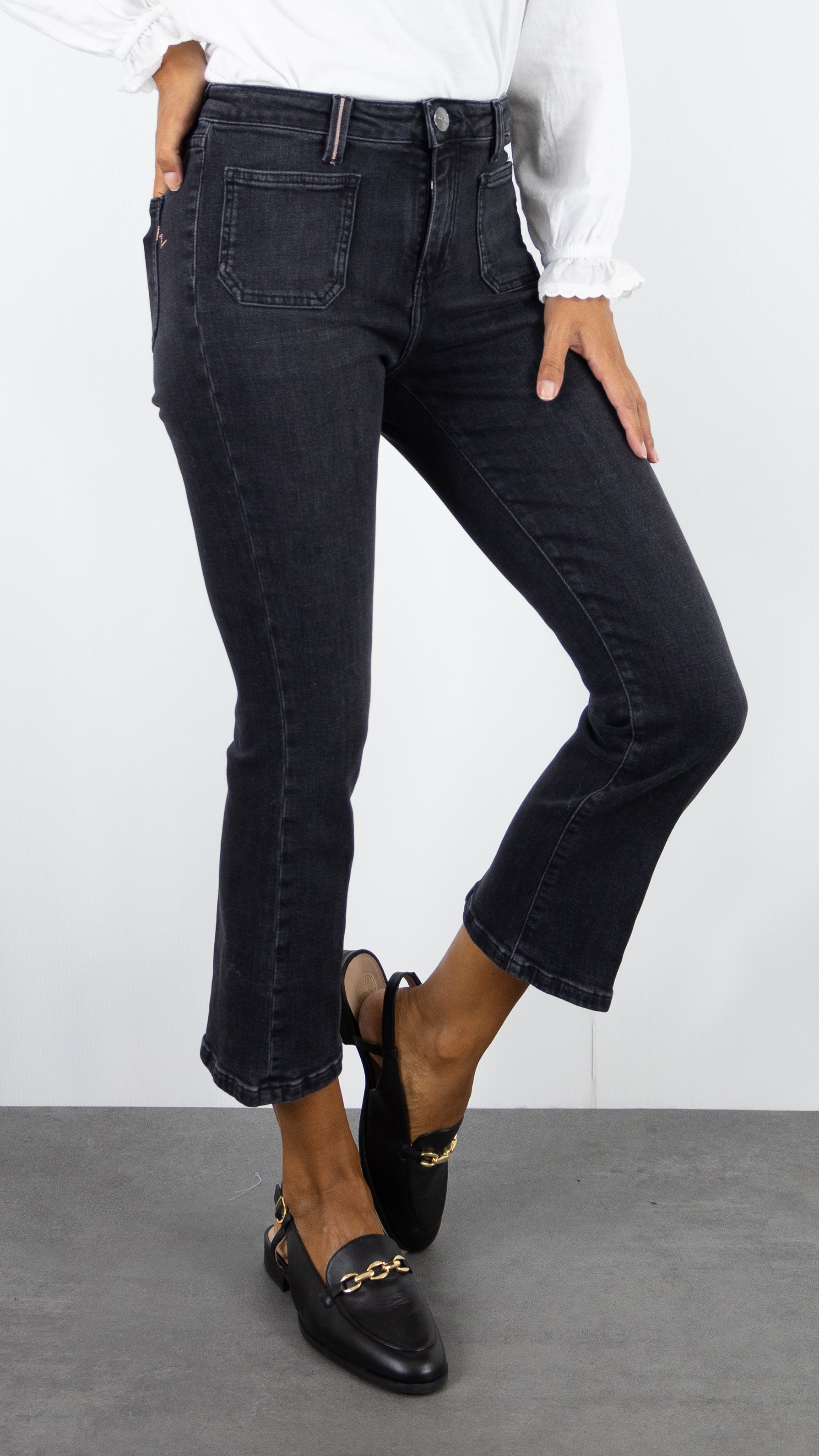 JEANS FLARE 7/8 OLIVIA DEEP VINTAGE ISLOW
