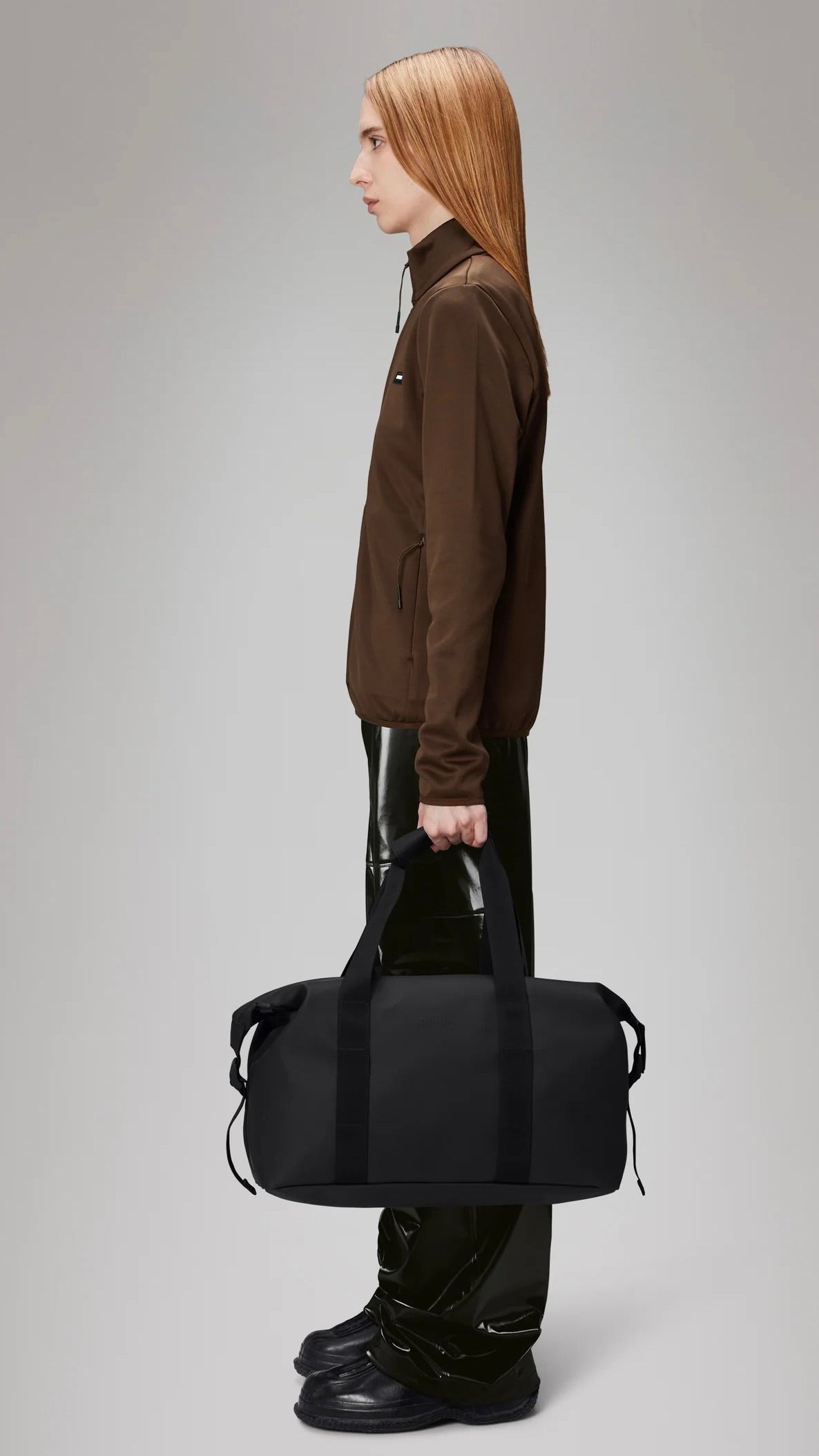 PETIT SAC WEEK END IMPERMEABLE 14220 HILO WEEKEND BAG SMALL W#COLOR_NOIR