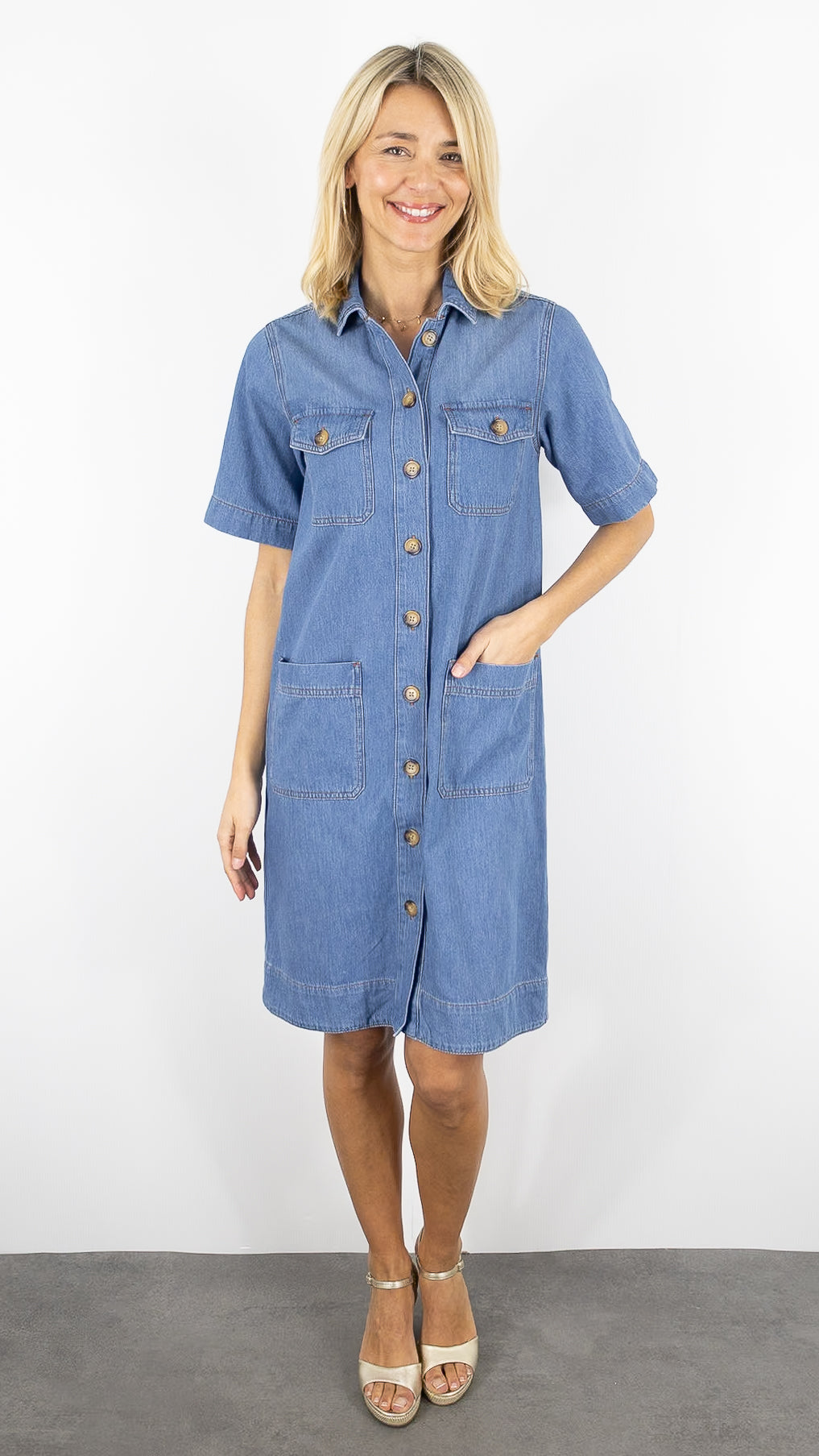 ROBE MI-LONGUE EN JEANS GERARD DAREL RANI