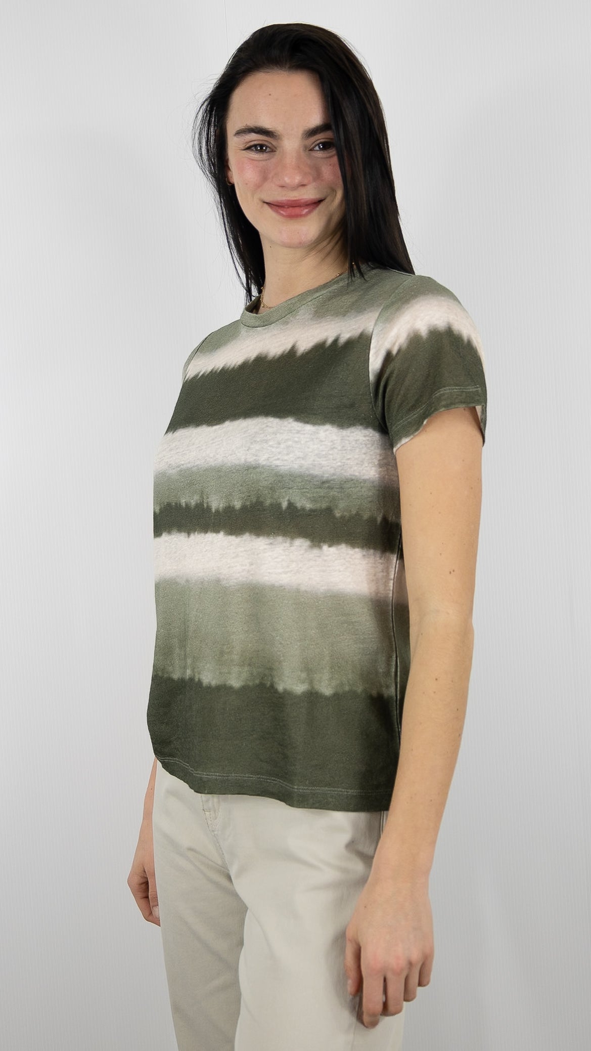 TEE-SHIRT TIE DYE KAKI PABLO TALLYA