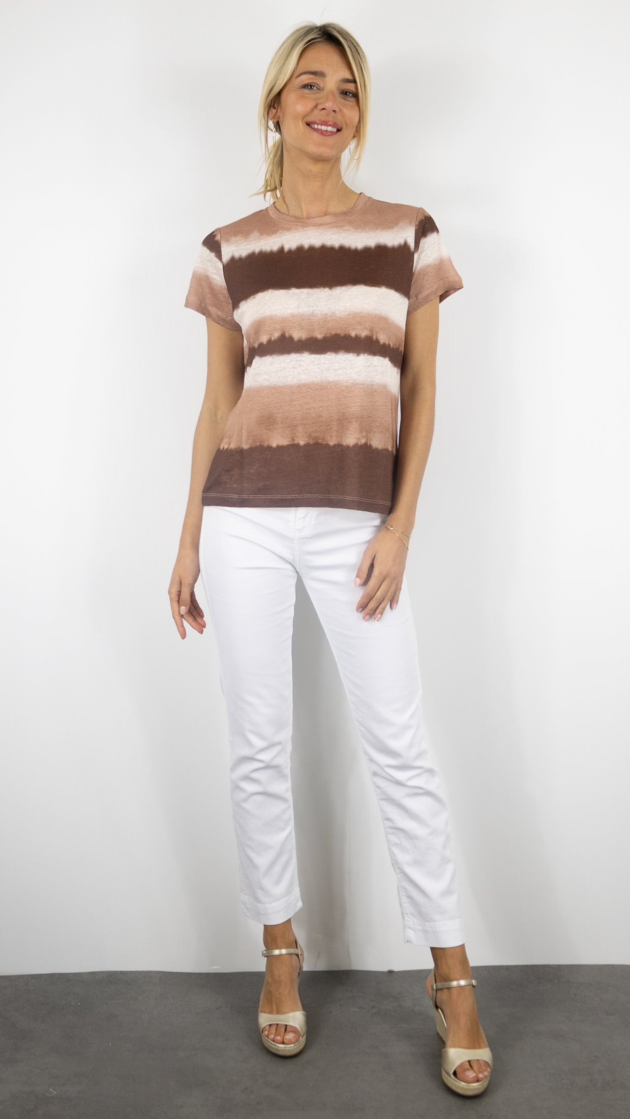 Tee - shirt tie and die Gerard Darel #COLOR_19/choco