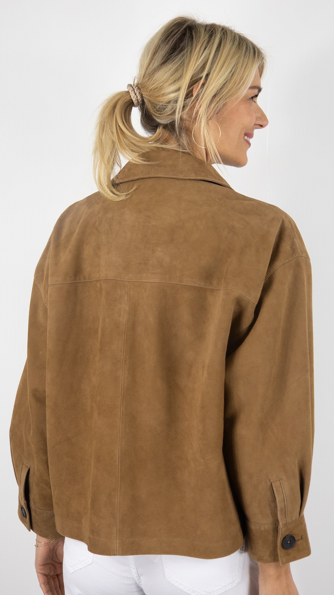 SURVESTE EN DAIM CAMEL GERARD DAREL TANAEL