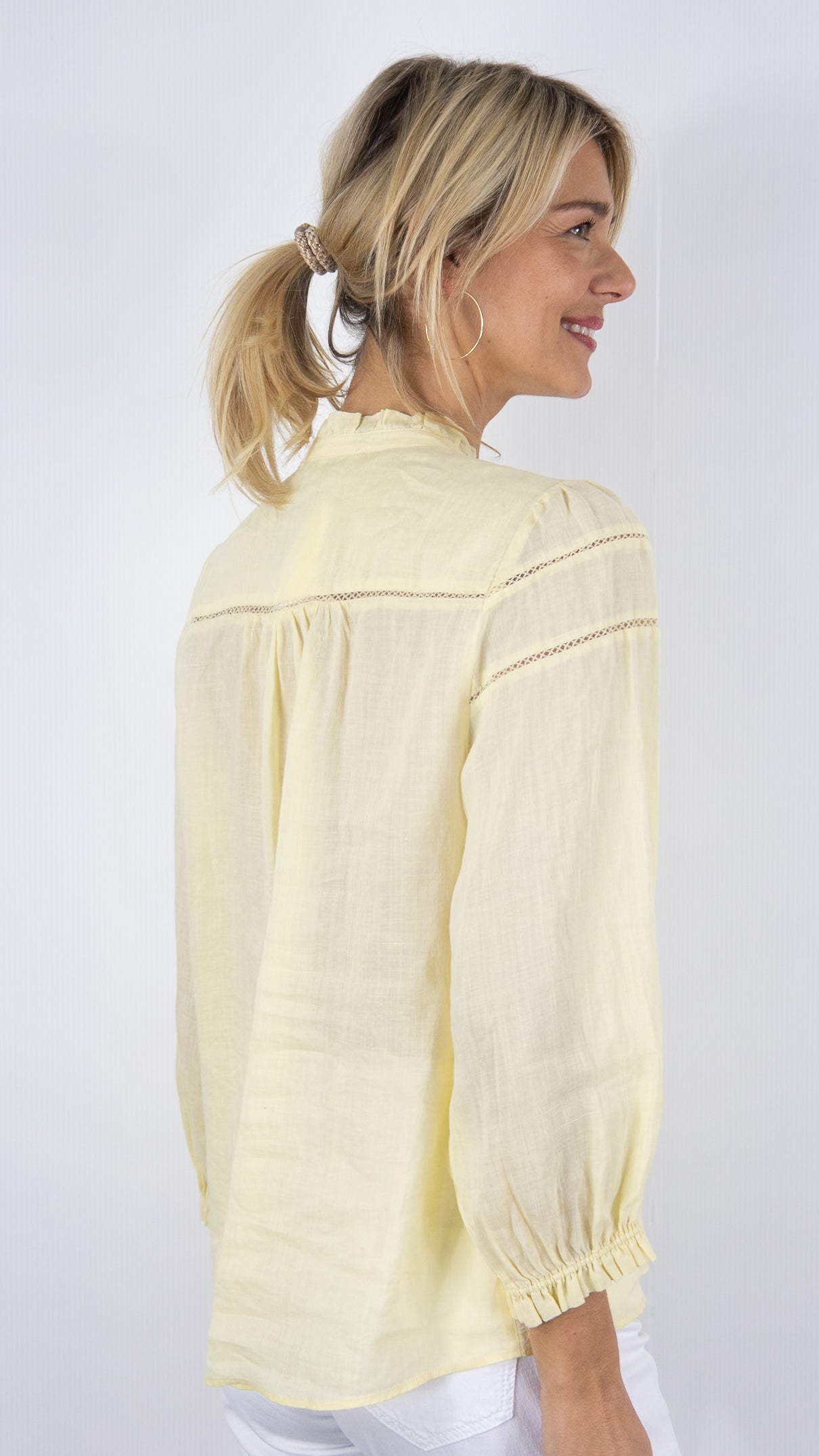 BLOUSE SMOCKEE JAUNE GERARD DAREL CRISTEL
