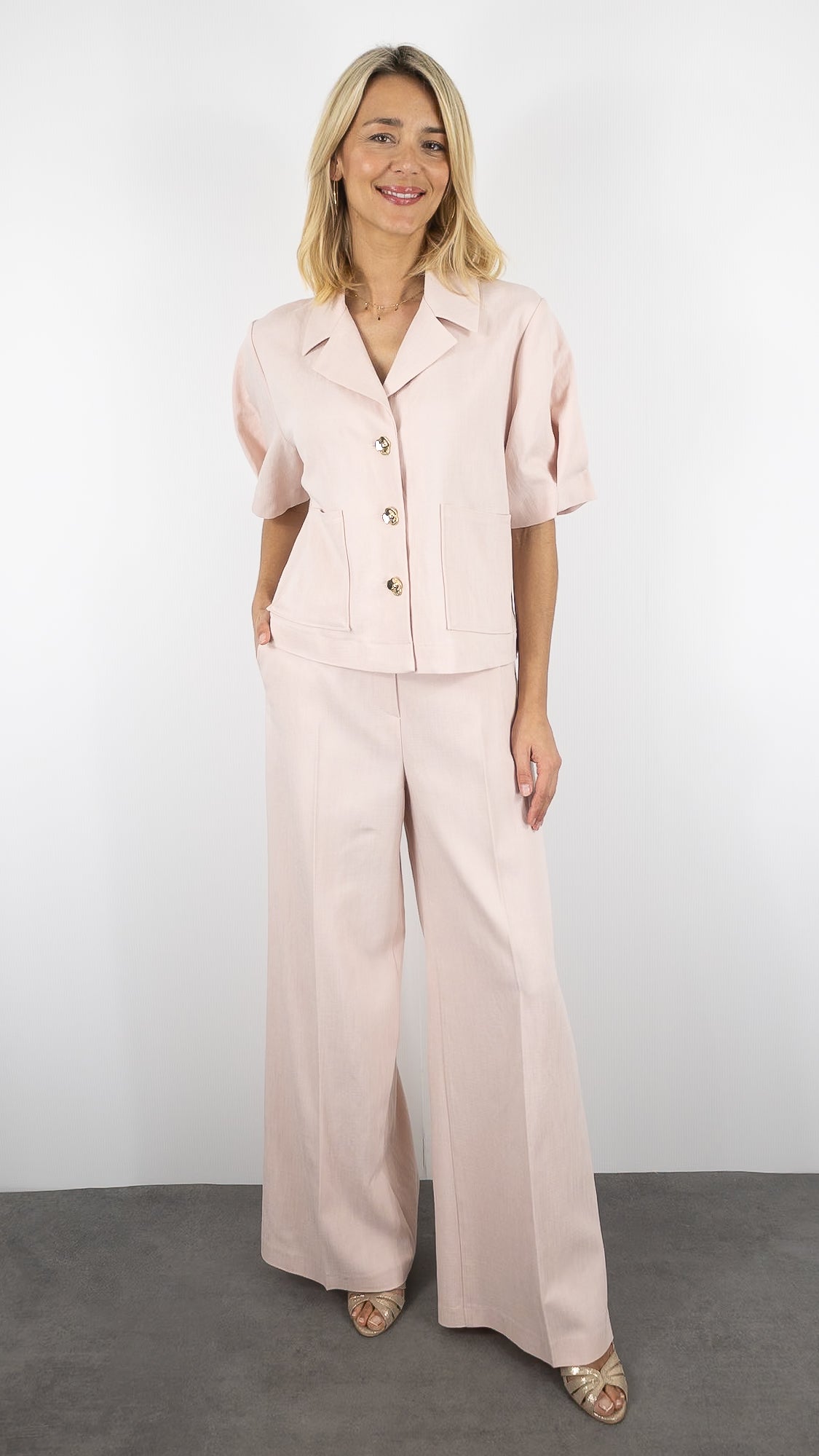 BLAZER ROSE POUDRE CAROLINE BISS 1694