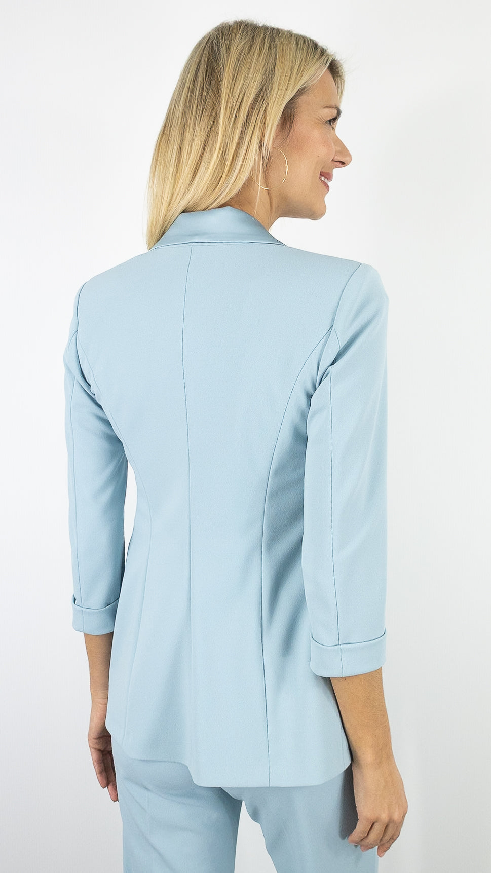 BLAZER HABILLE CROISE POUR FEMME IMPERIAL JU25LAW #COLOR_4503/NEW SKY