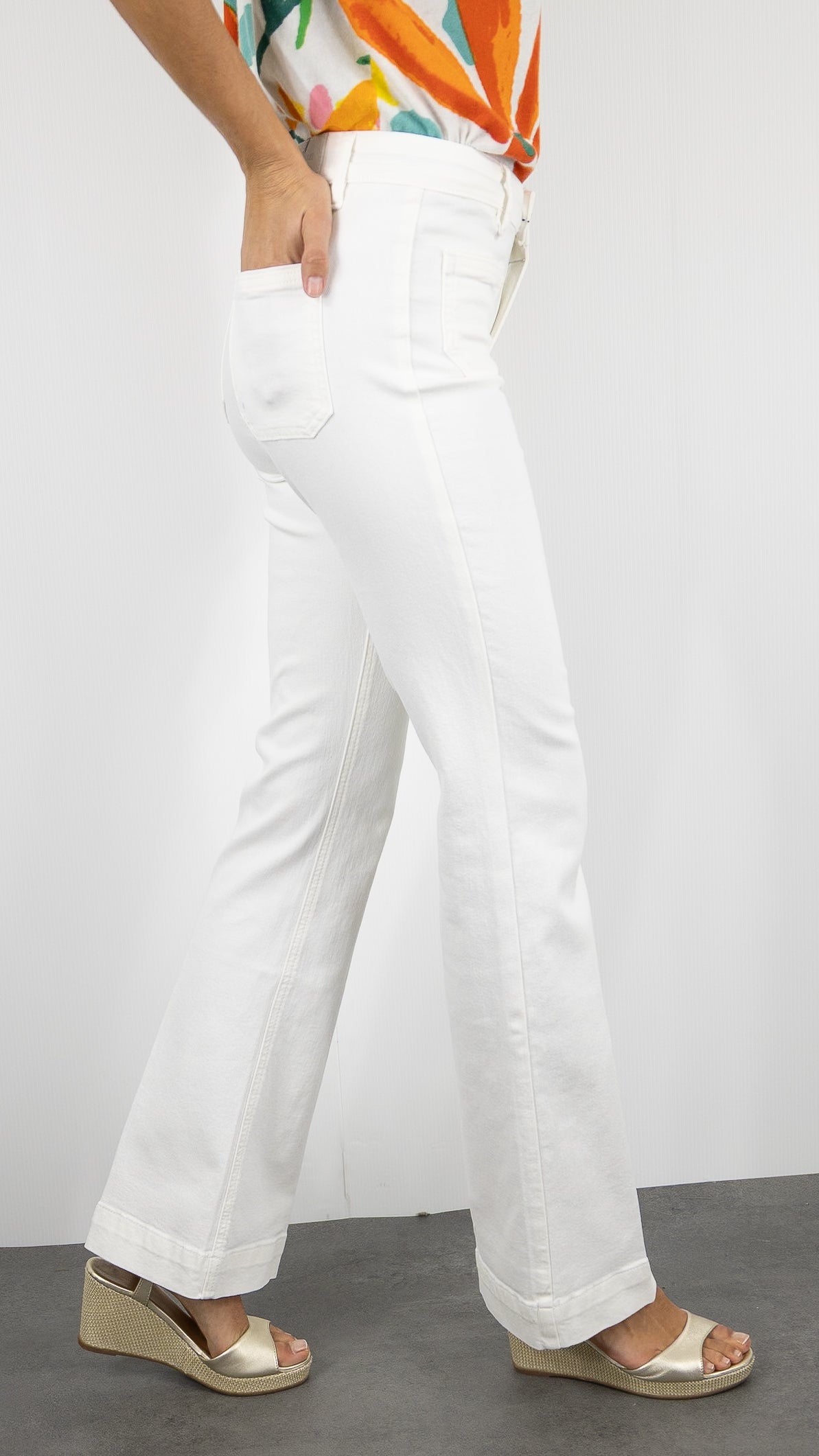 JEANS JANE BLUE BASTILLE DRILL STRETCH