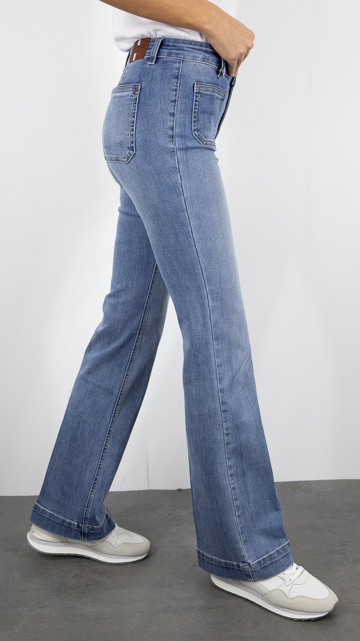JEANS EVASE 2 POCHES JANE BLUE BASTILLE ALABAMA BLUE#COLOR_ALASKA WASH