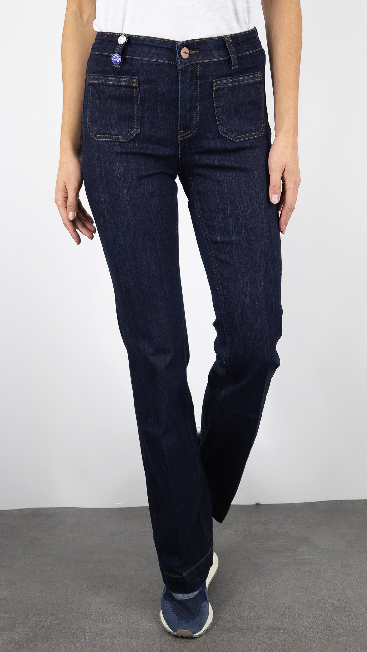 JEANS EVASE 2 POCHES JANE BLUE BASTILLE ALABAMA BLUE#COLOR_RINSE WASH