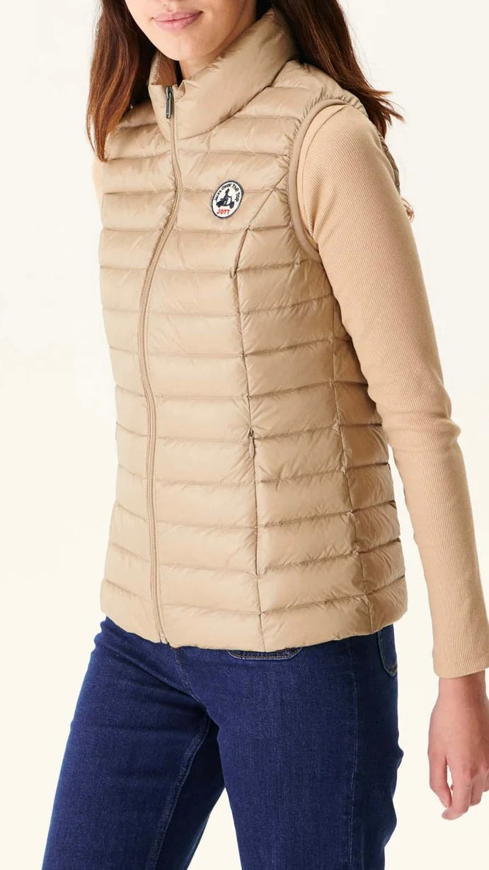DOUDOUNE SANS MANCHES JOTT SEDA BEIGE