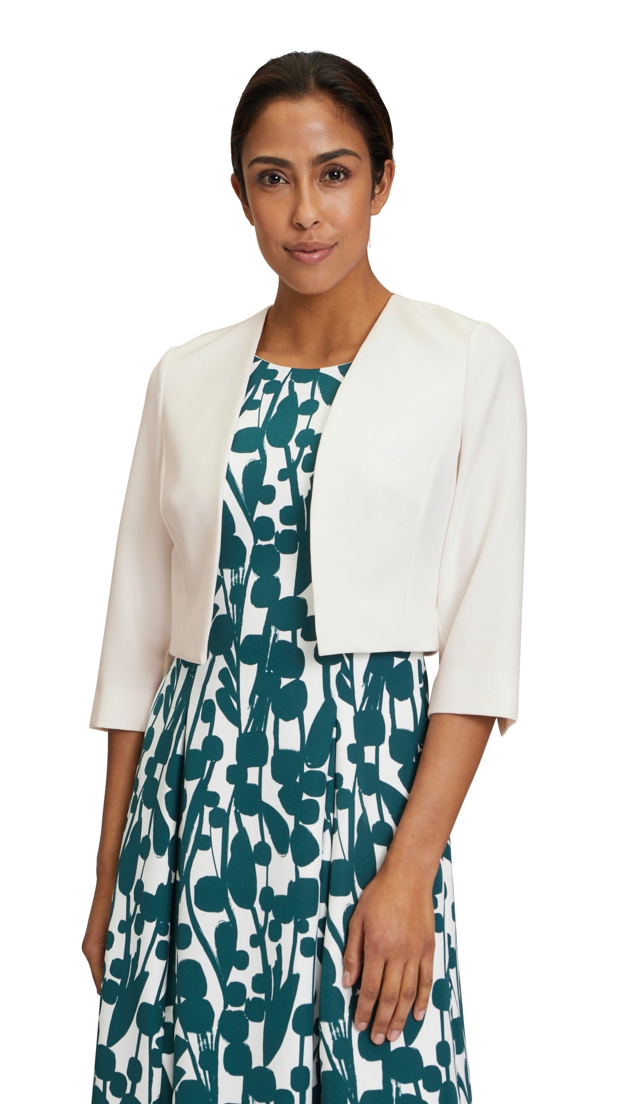 BOLERO HABILLE MARINE VERAMONT 0304/4199#COLOR_1014/BLANC