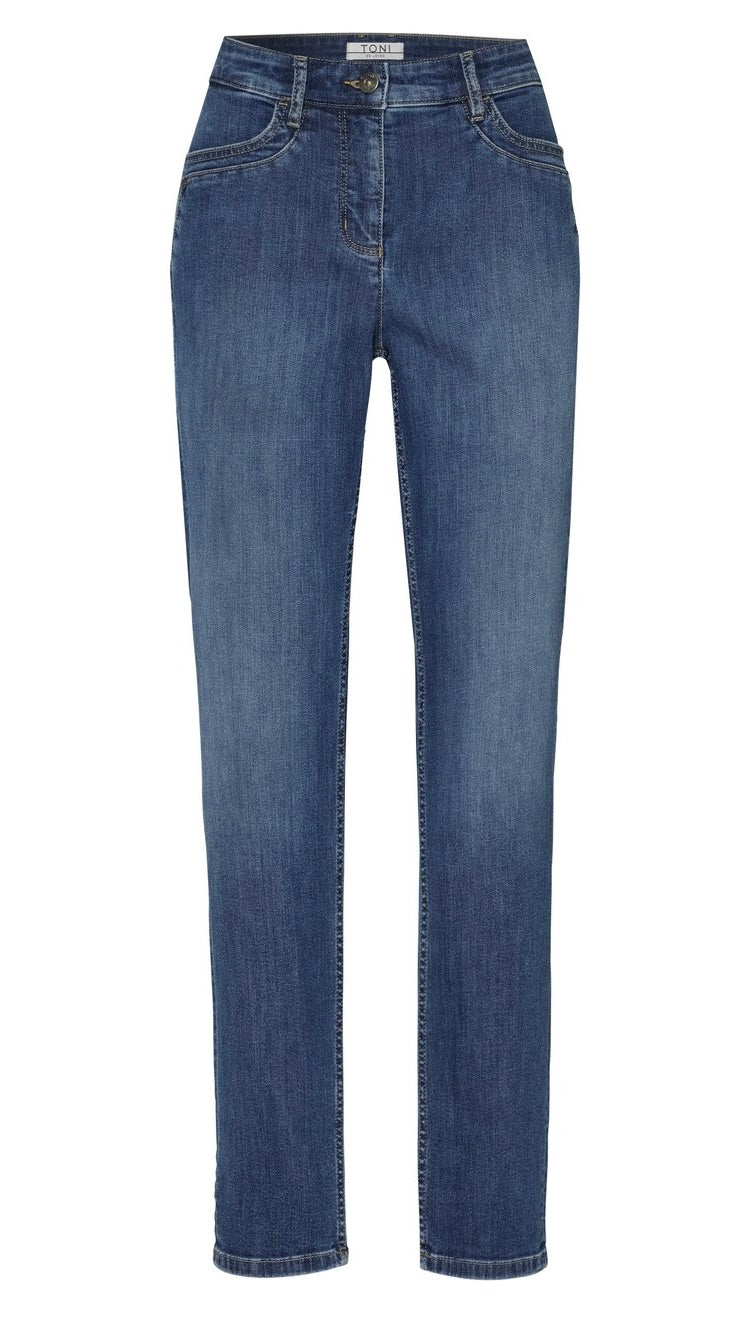 JEANS SLIM POUR FEMME TONI 12-30 1226-42 BE LOVED#COLOR_552/DENIM MOYEN