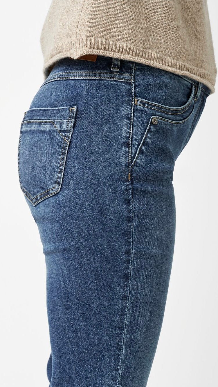 JEANS SLIM POUR FEMME TONI 12-30 1226-42 BE LOVED#COLOR_552/DENIM MOYEN