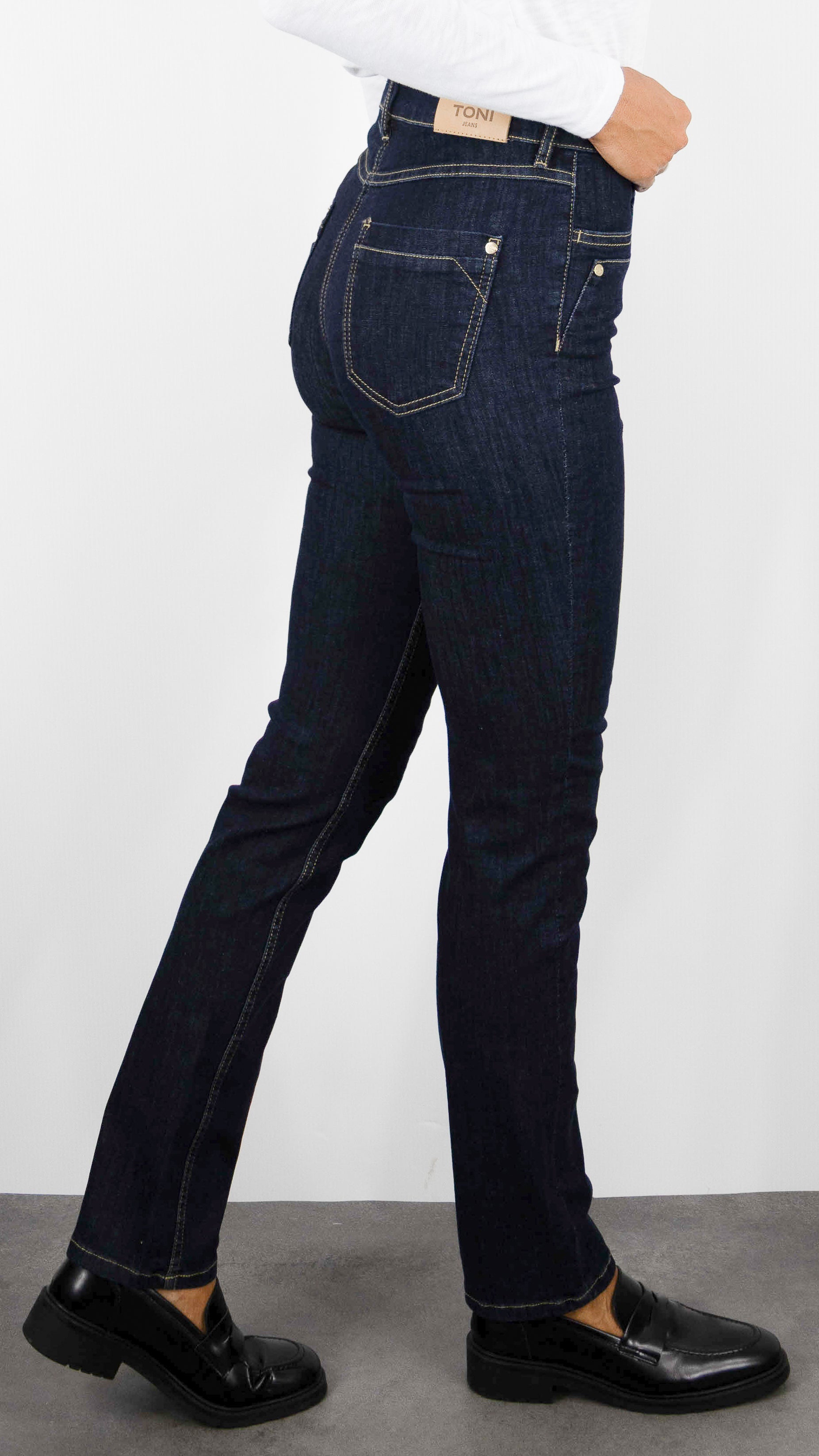 JEANS SLIM BRUT POUR FEMME TONI 12-59 1226-42 BE LOVED#COLOR_591/BRUT