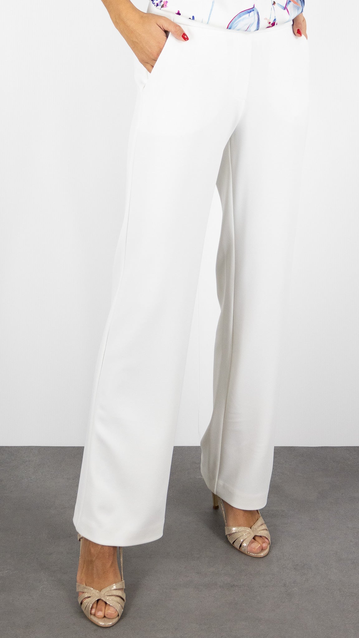 PANTALON LARGE EN CREPE TONI 1213/061/82009#COLOR_70/ECRU