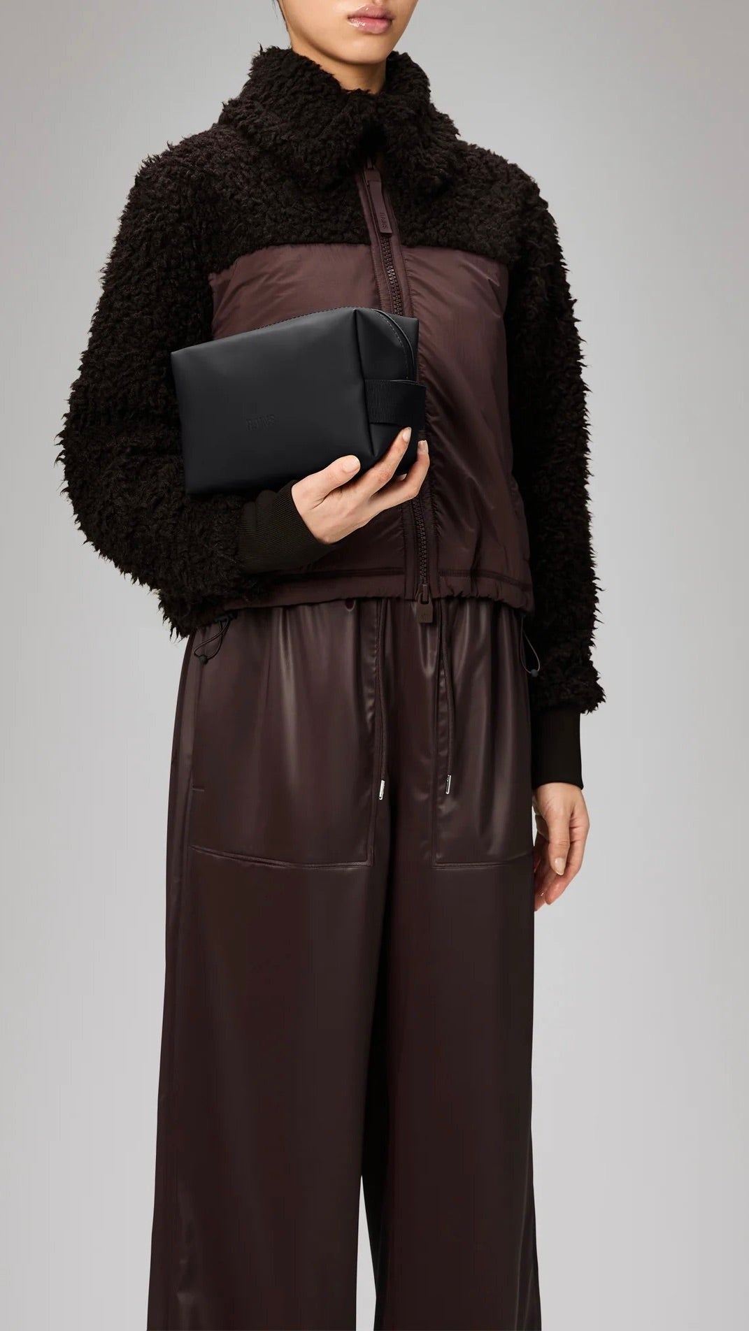 TROUSSE DE TOILETTE RAINS 15580/WASH BAG SMALL#COLOR_NOIR