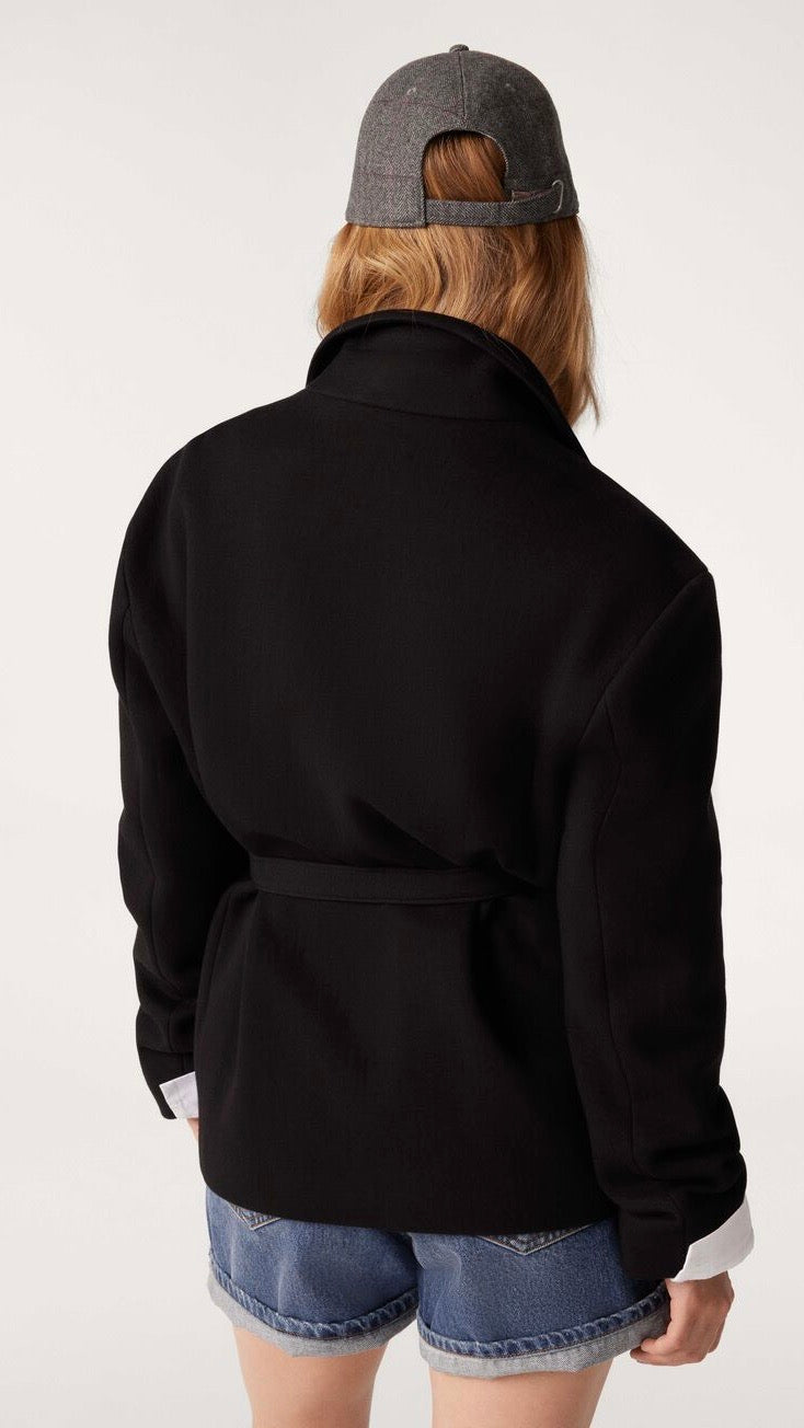 VESTE TAILLEUR MANTEAU NOIR BASH BABY