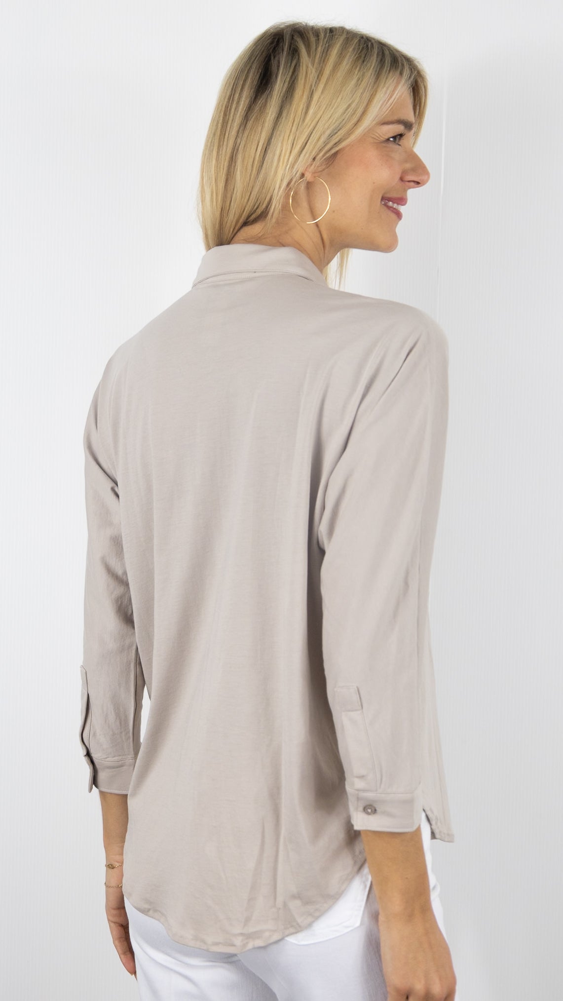 TEE-SHIRT POLO OVERSIZE BEIGE POLO ANONYM NORMA