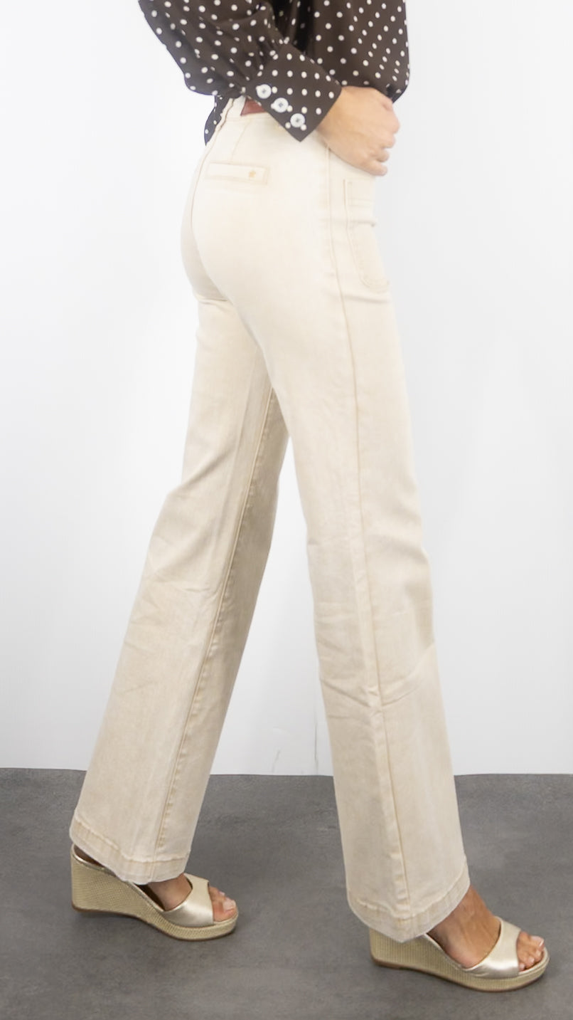 JEANS FLARE BRUT LA PETITE ETOILE SONNY#COLOR_13/BEIGE