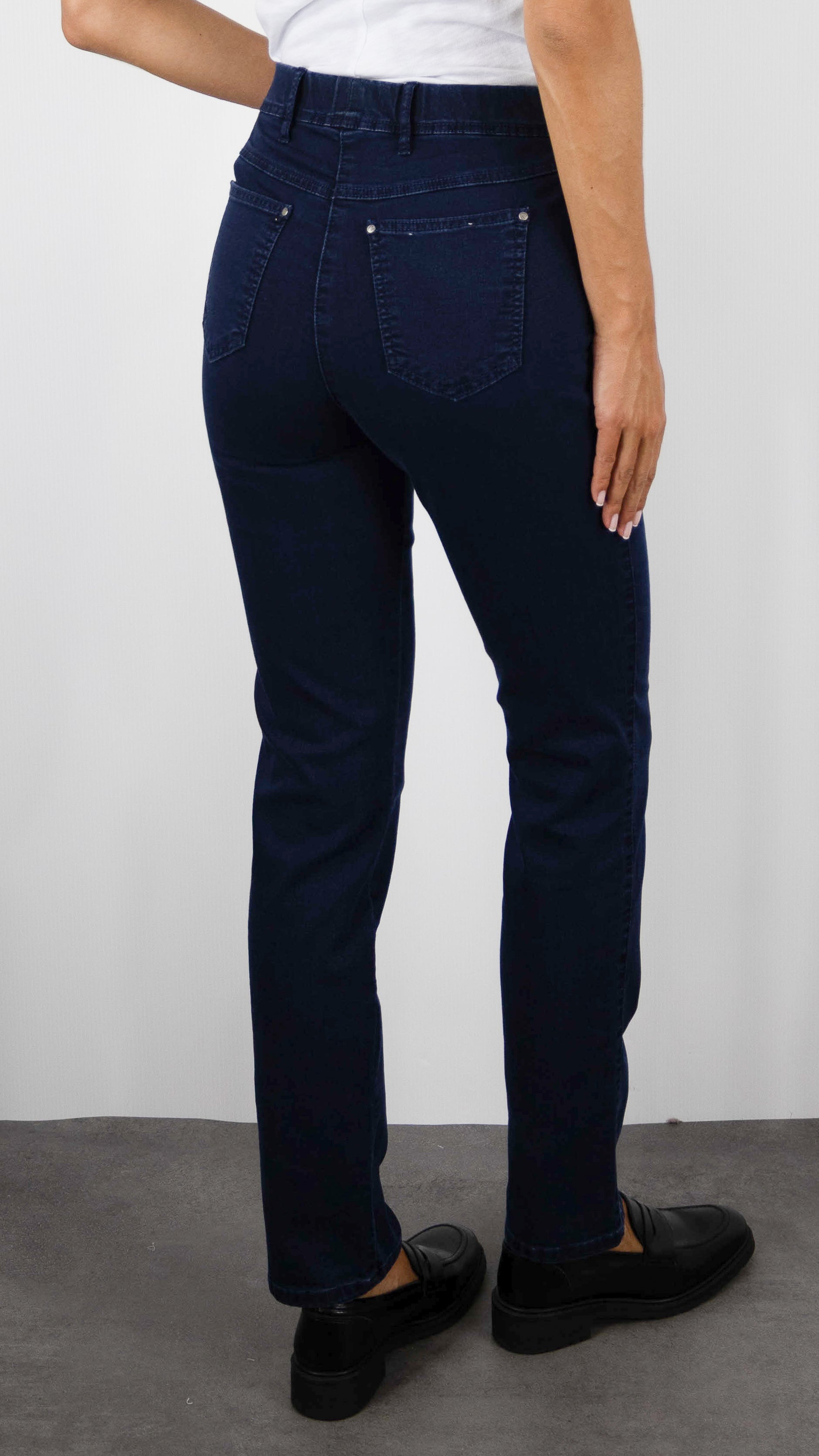 JEANS SLIM TAILLE ELASTIQUE BLEU DENIM TONI 21-31 2800-001 ALICE