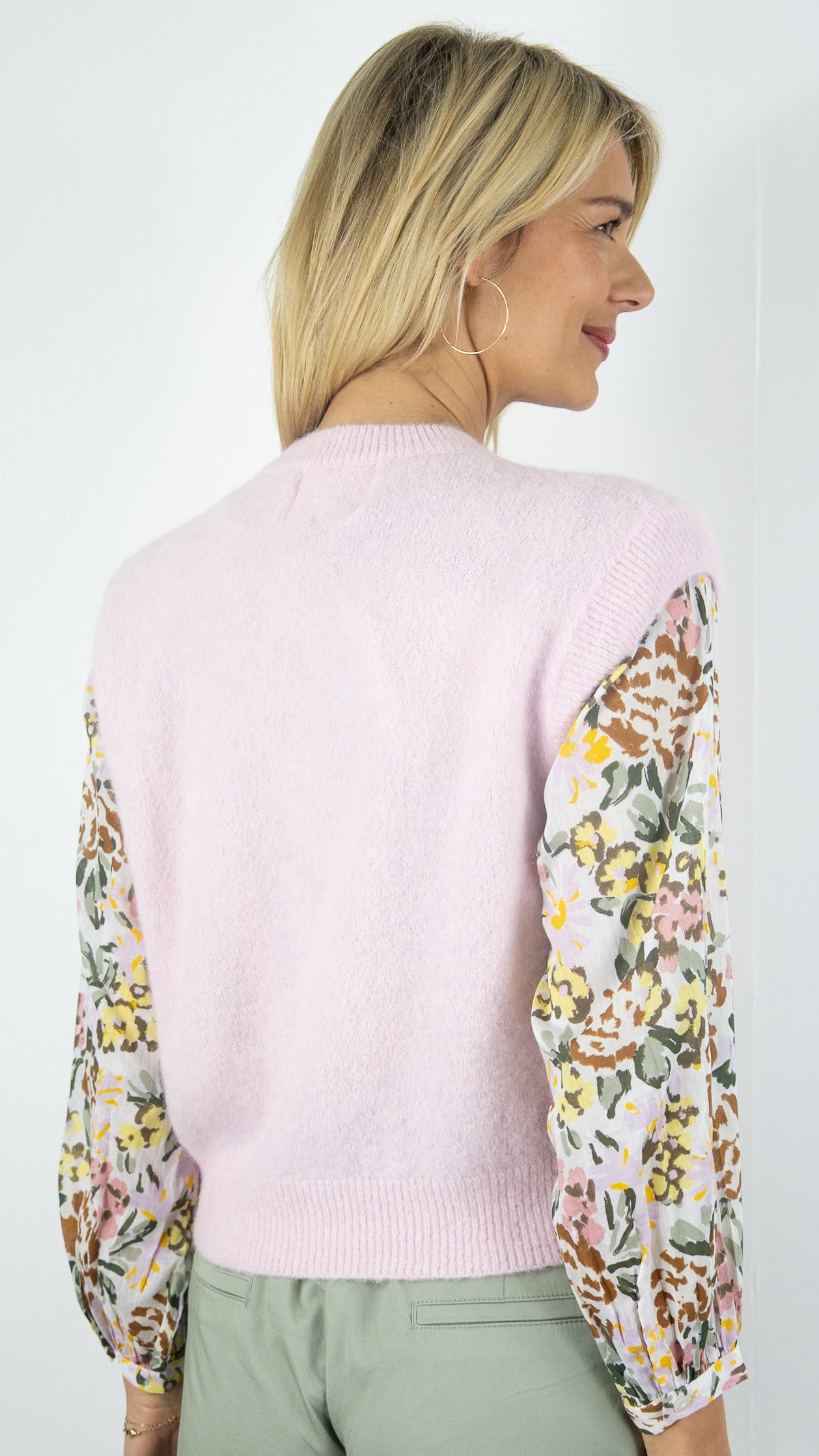 GILET SANS MANCHES ZIPPE STUDIO PARISIEN 25681#color_ROSE