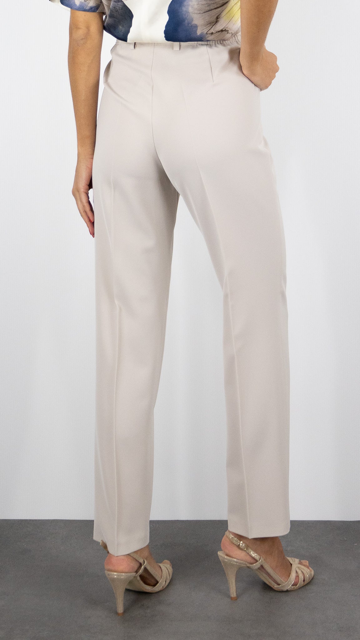 PANTALON DE VILLE TAILLE ELASTIQUE TONI 2220/0000/82003#COLOR_71/BEIGE NOS