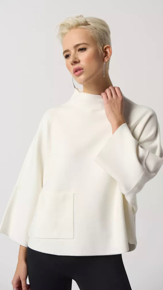 PULL COL MONTANT JOSEPH RIBKOFF 233907 ECRU