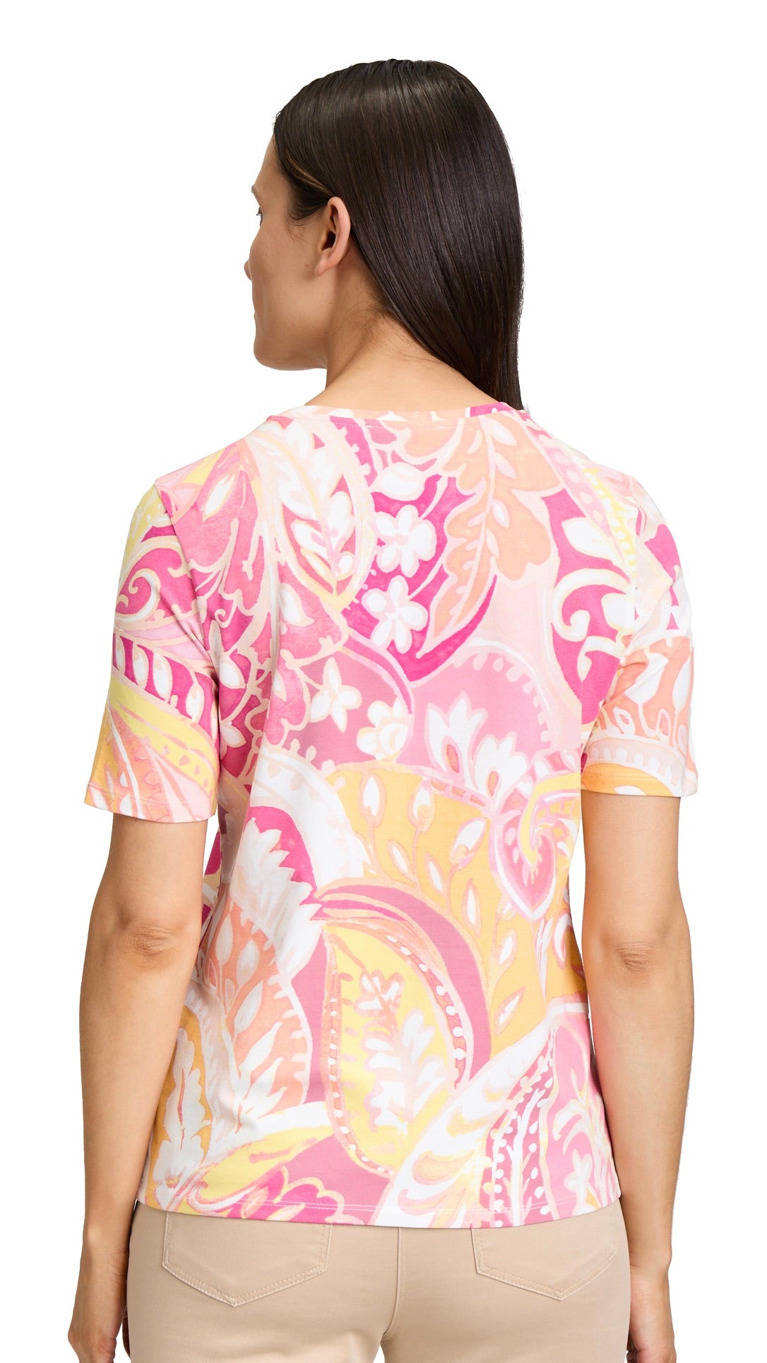 TEE-SHIRT MANCHES COURTES IMPRIME BETTY BARCLAY 2448/1282