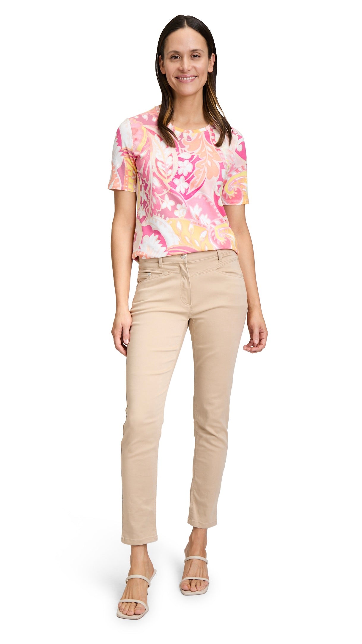 TEE-SHIRT MANCHES COURTES IMPRIME BETTY BARCLAY 2448/1282