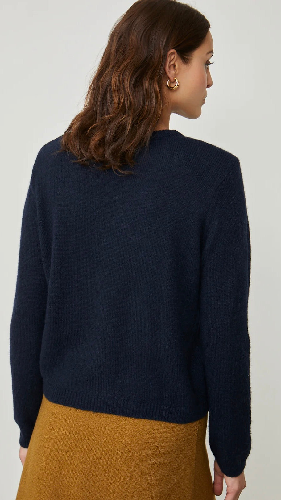 PULL COL ROND TORSADE MELINE HARRIS WILSON MARINE