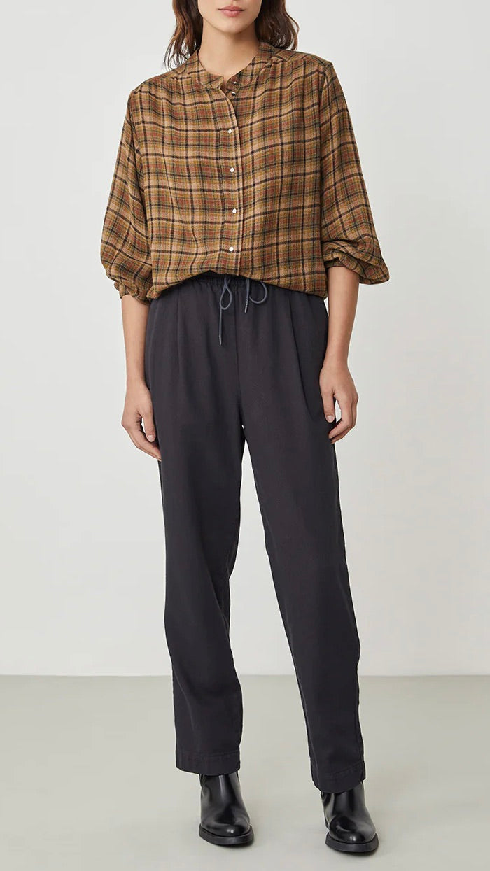 BLOUSE A CARREAUX AVRIL HARRIS WILSON CAR AMBRE