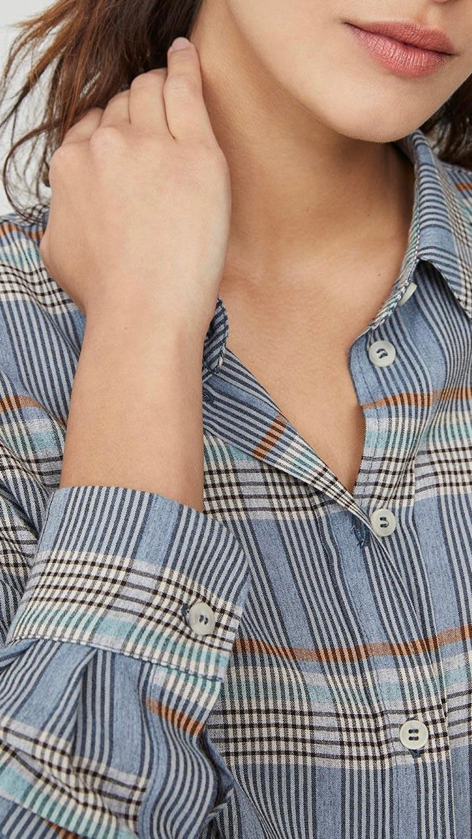 CHEMISE AMPLE A CARREAUX AUDE HARRIS WILSON