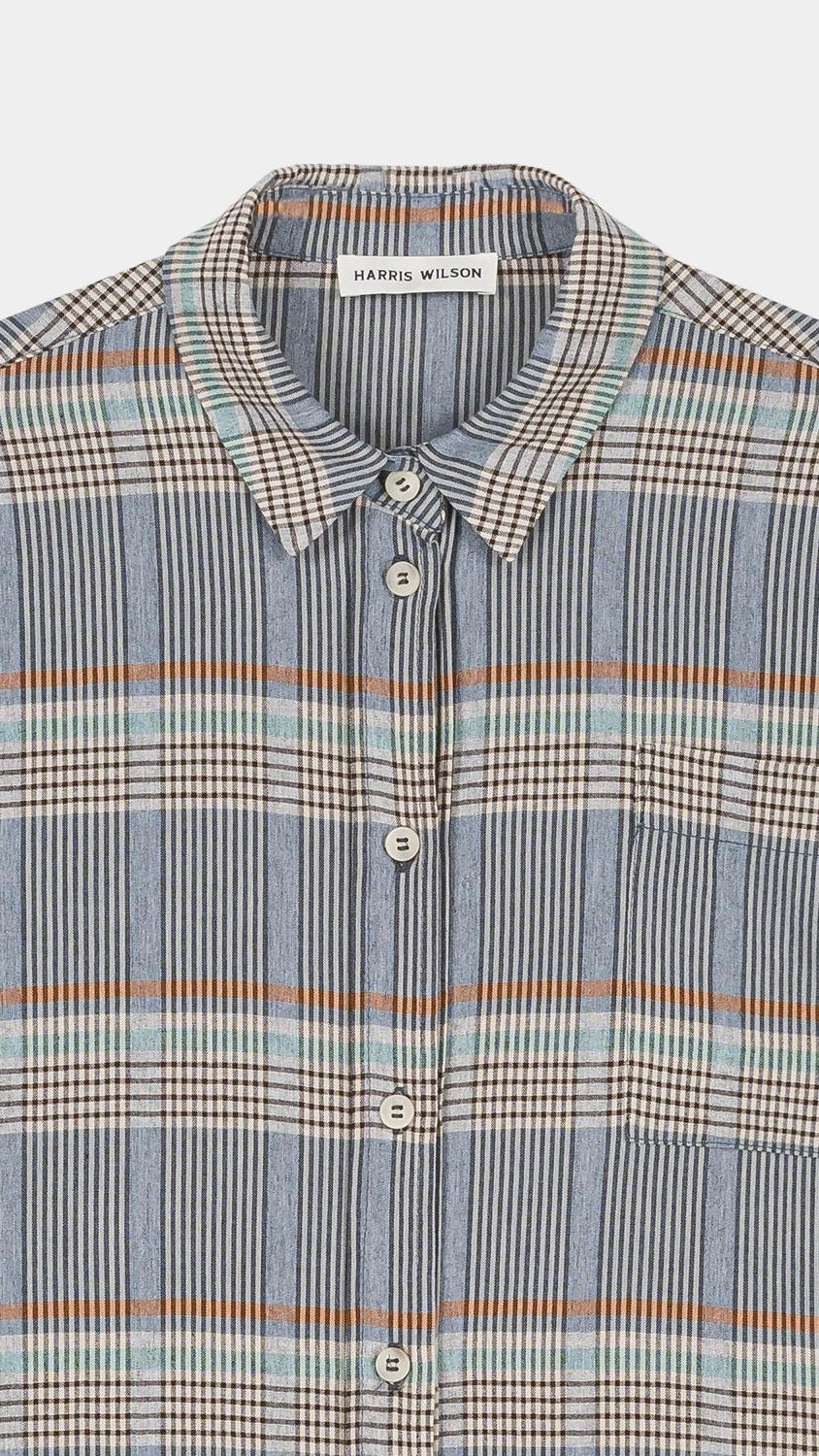 CHEMISE AMPLE A CARREAUX AUDE HARRIS WILSON