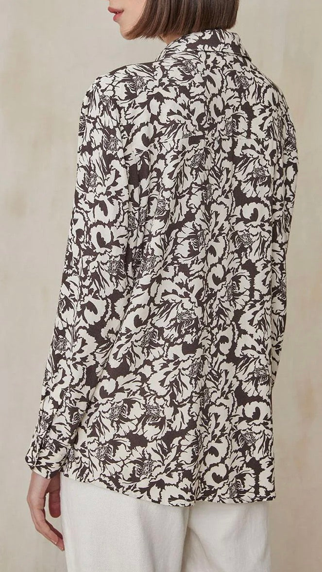 CHEMISE IMPRIMEE EN VISCOSE AILEY HARRIS WILSON PIVOINE