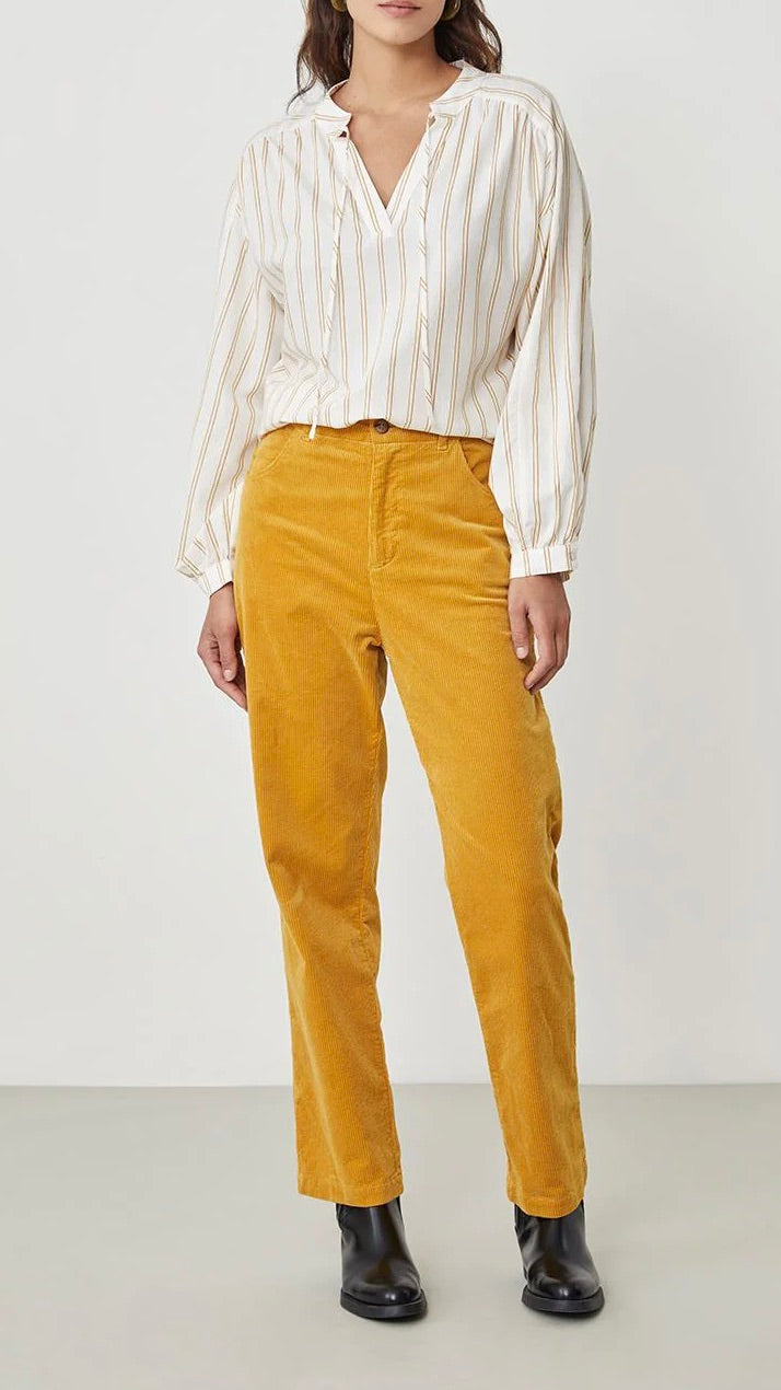 PANTALON EN VELOURS COTELE AMBRE TOURNESOL HARRIS WILSON ARIS