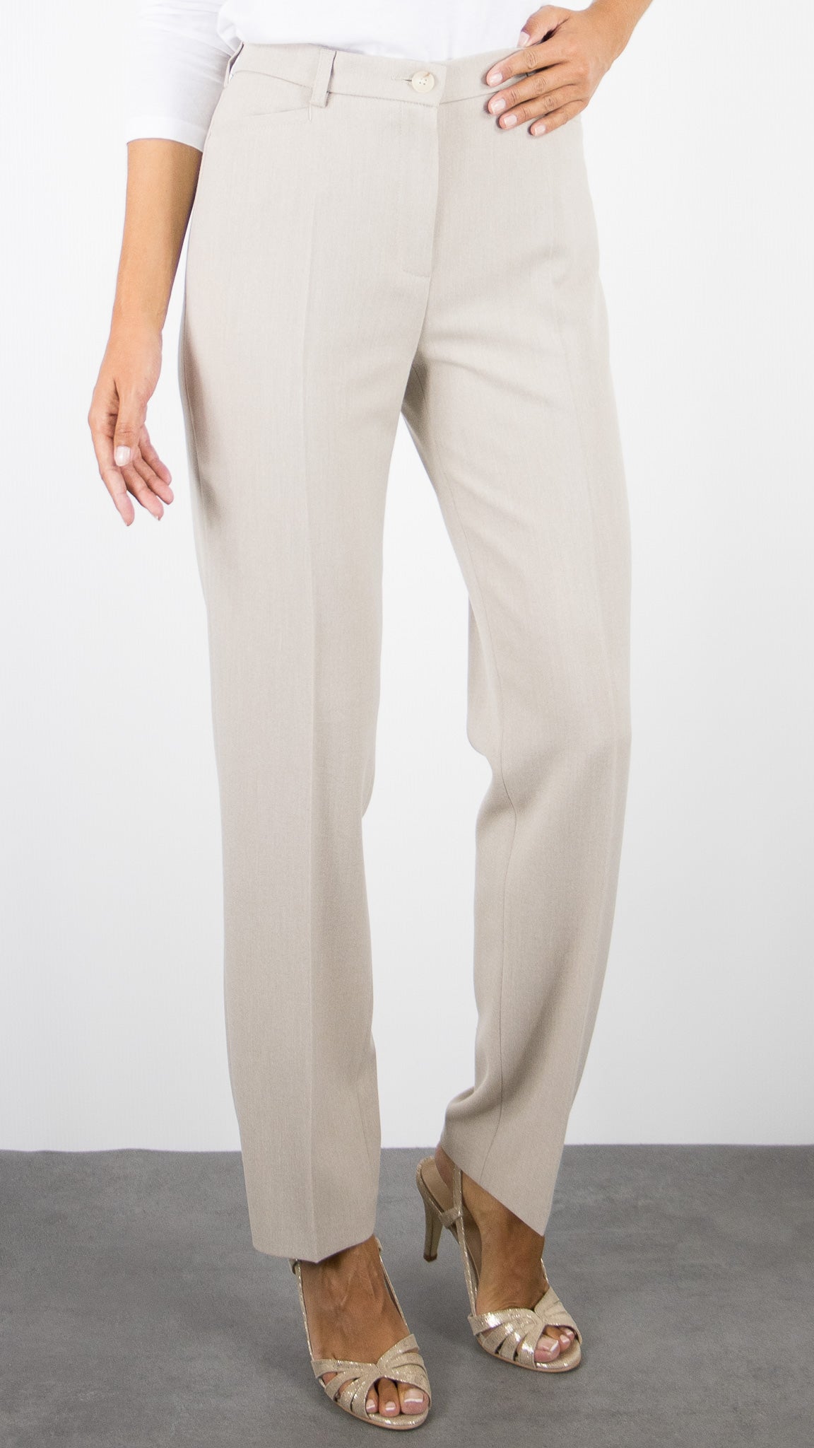 PANTALON DROIT TONI STEFFY CHIC 41-03 2220-16#COLOR_04/SAND BEIGE