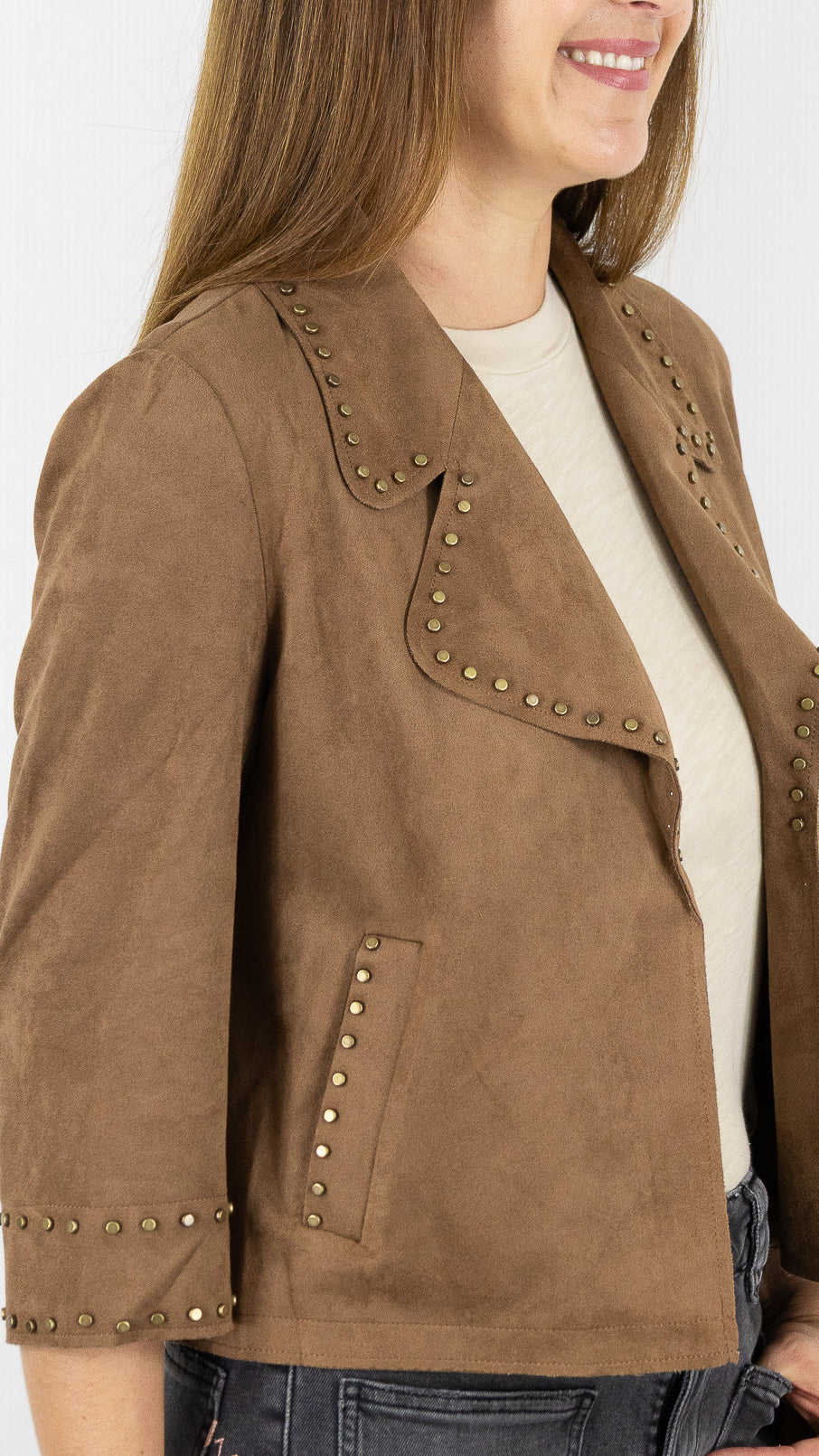 PERFECTO EN SUEDINE CLOUTE CAMEL BETTY BARCLAY 4612/1673